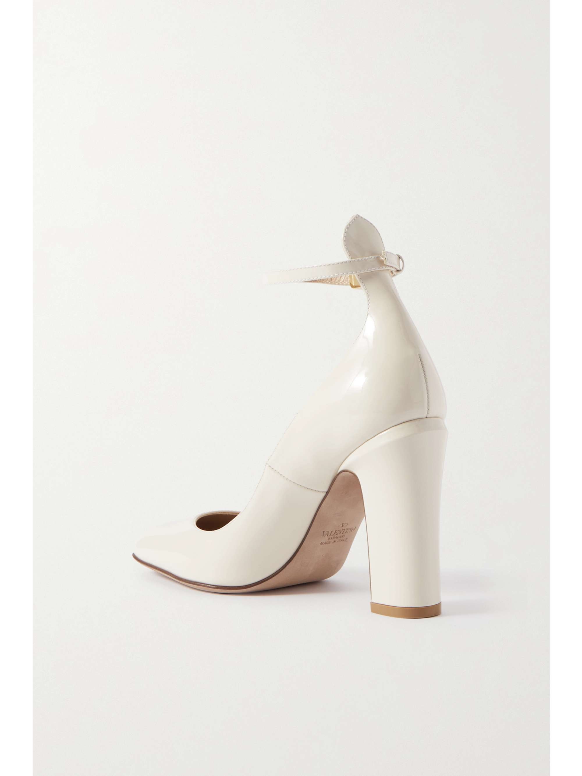 VALENTINO GARAVANI Tan-Go 100 patent-leather pumps