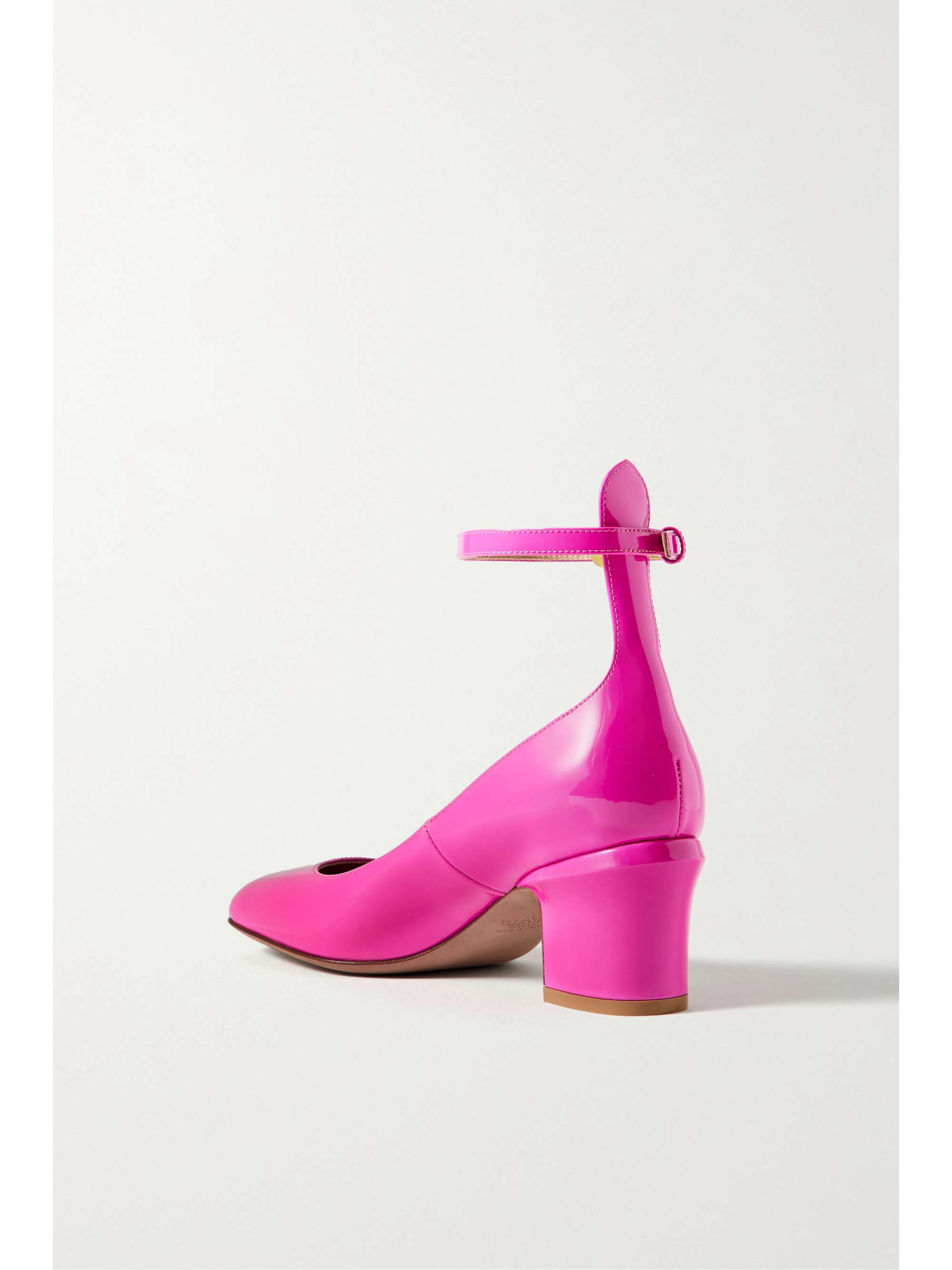 VALENTINO GARAVANI Tan-Go 60 patent-leather pumps