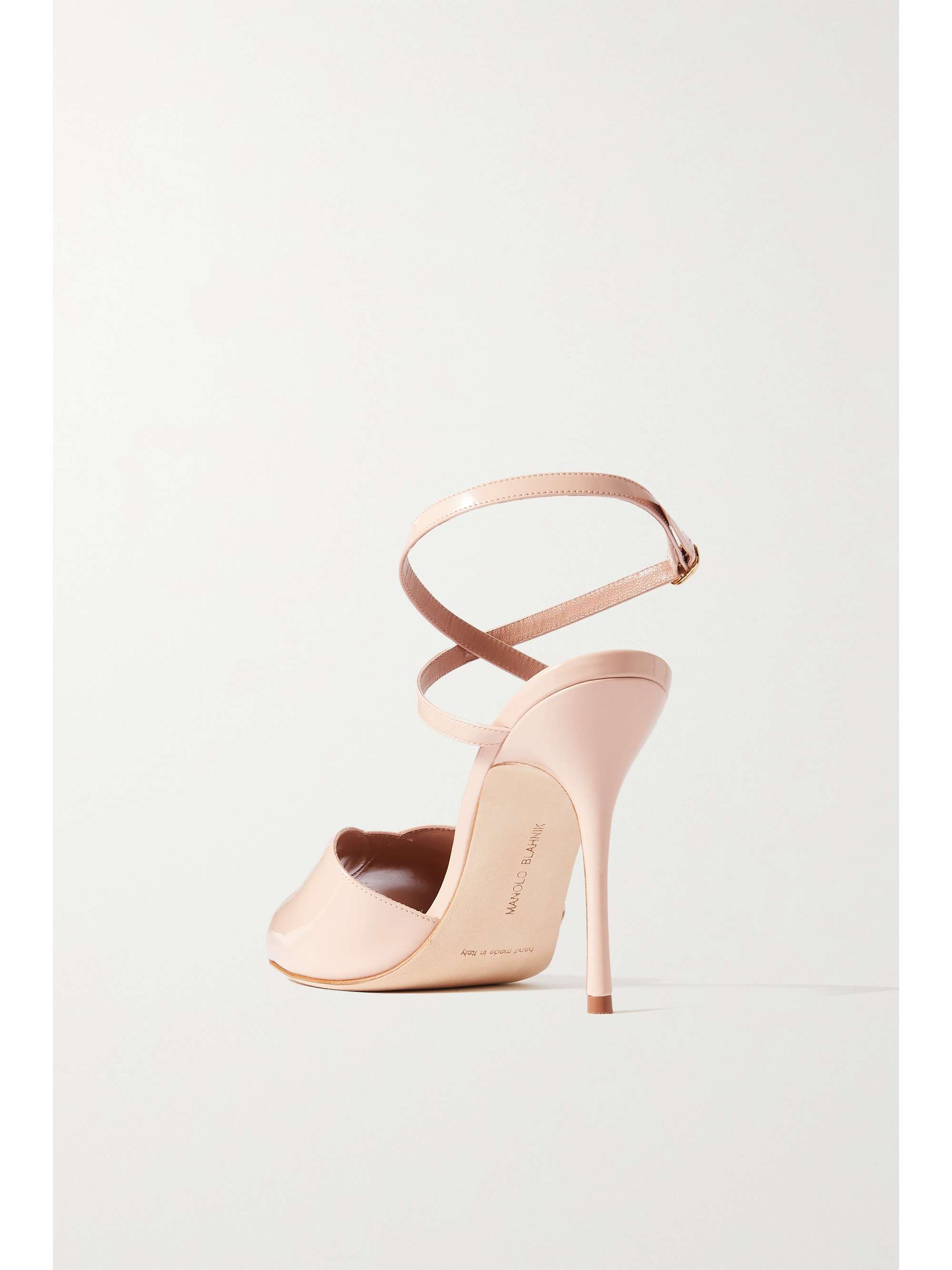 MANOLO BLAHNIK Hourani 105 Sandalen aus Lackleder