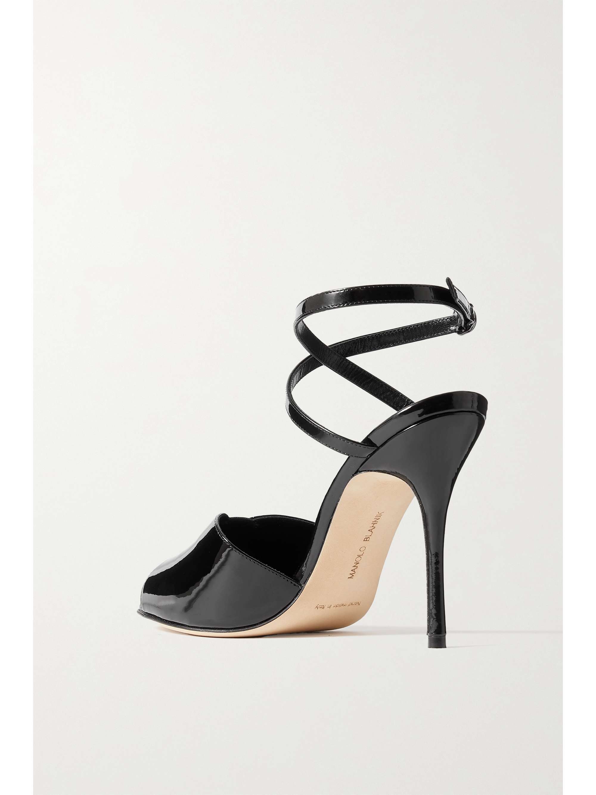 MANOLO BLAHNIK Hourani 105 Sandalen aus Lackleder