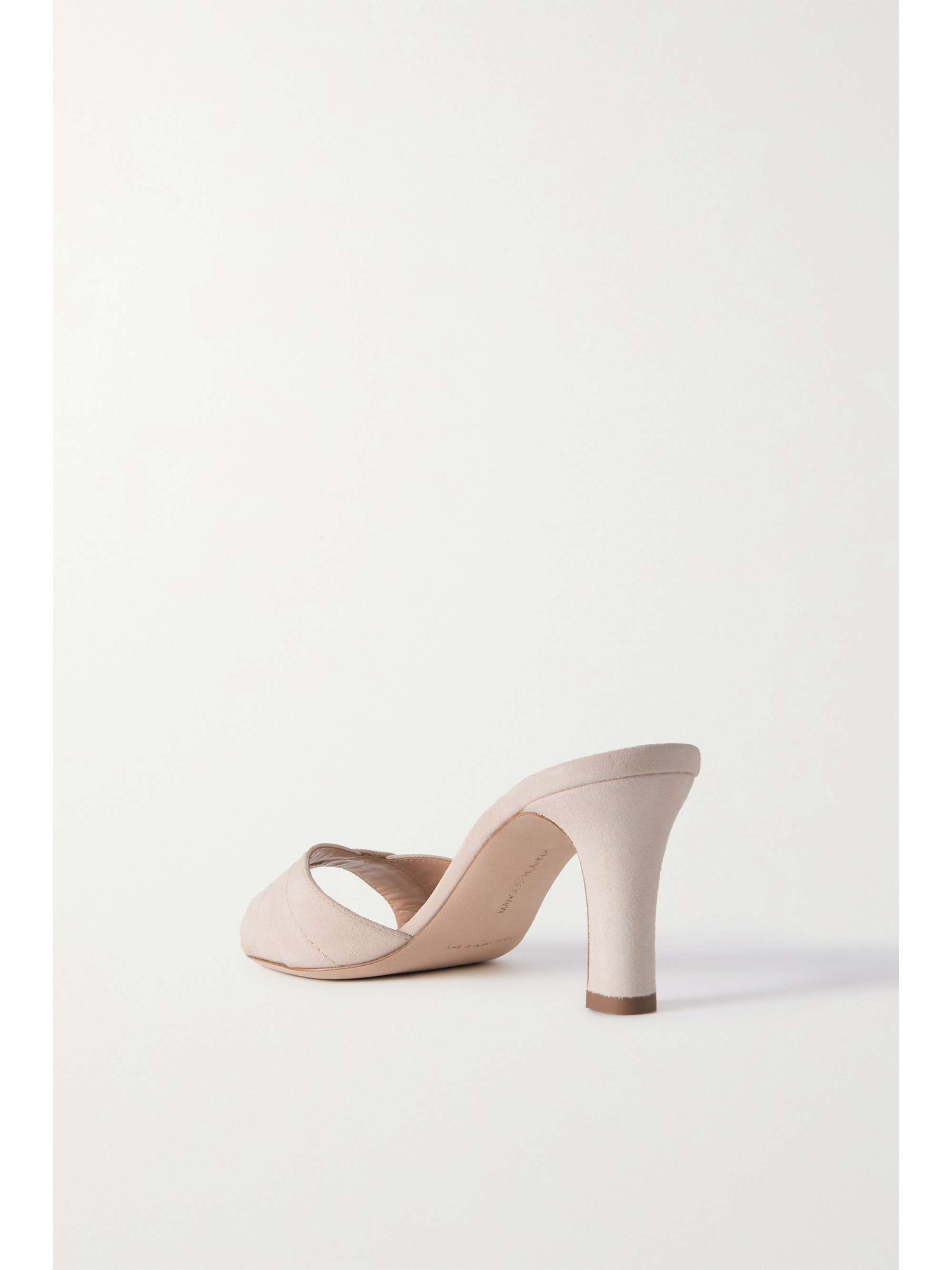 MANOLO BLAHNIK Siemu 70 Mules aus Veloursleder