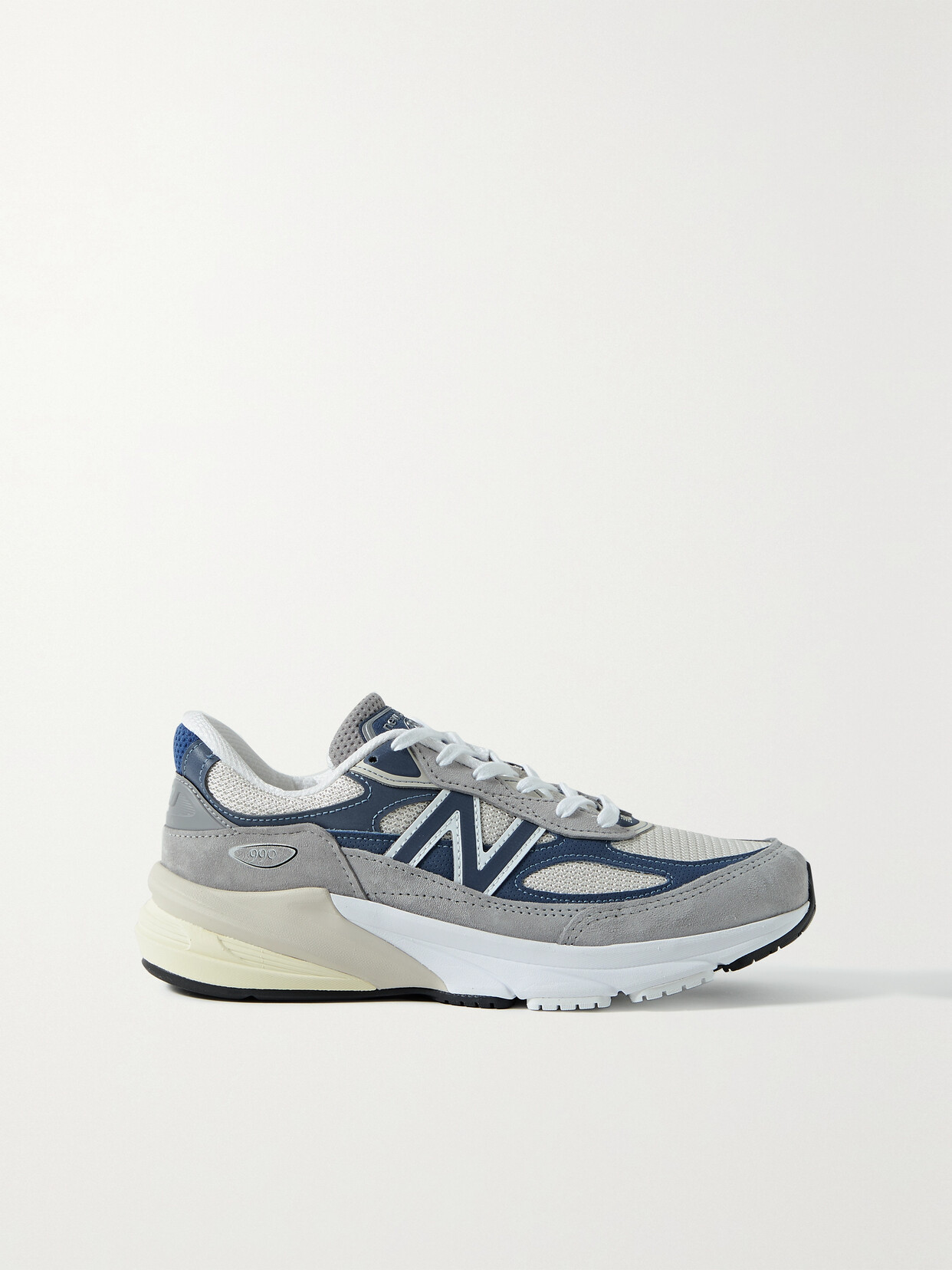 New Balance - Made In Usa 996v6 Leather-trimmed Mesh And Suede Sneakers - Gray