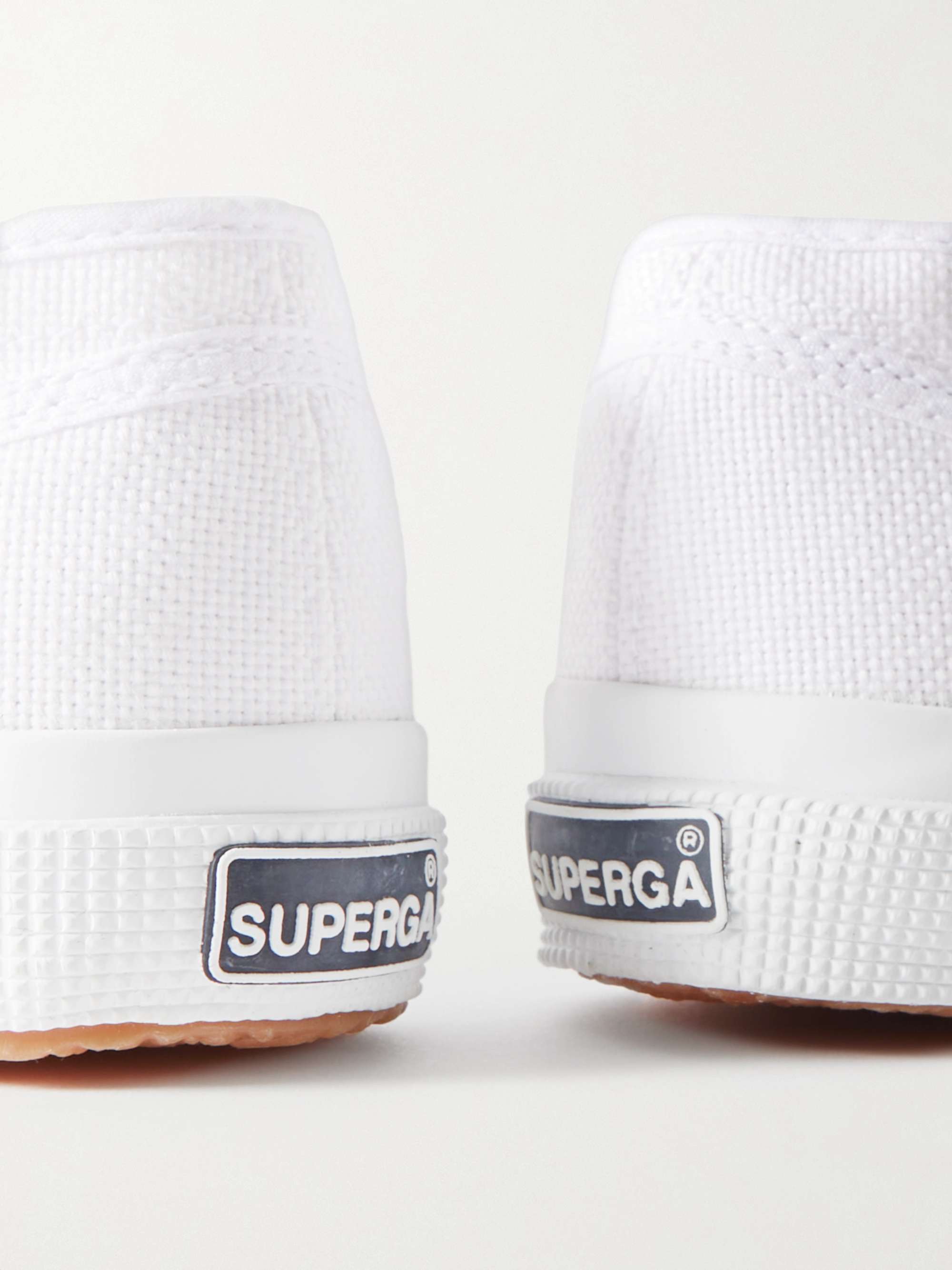 ALAÏA + Superga cotton-canvas sneakers