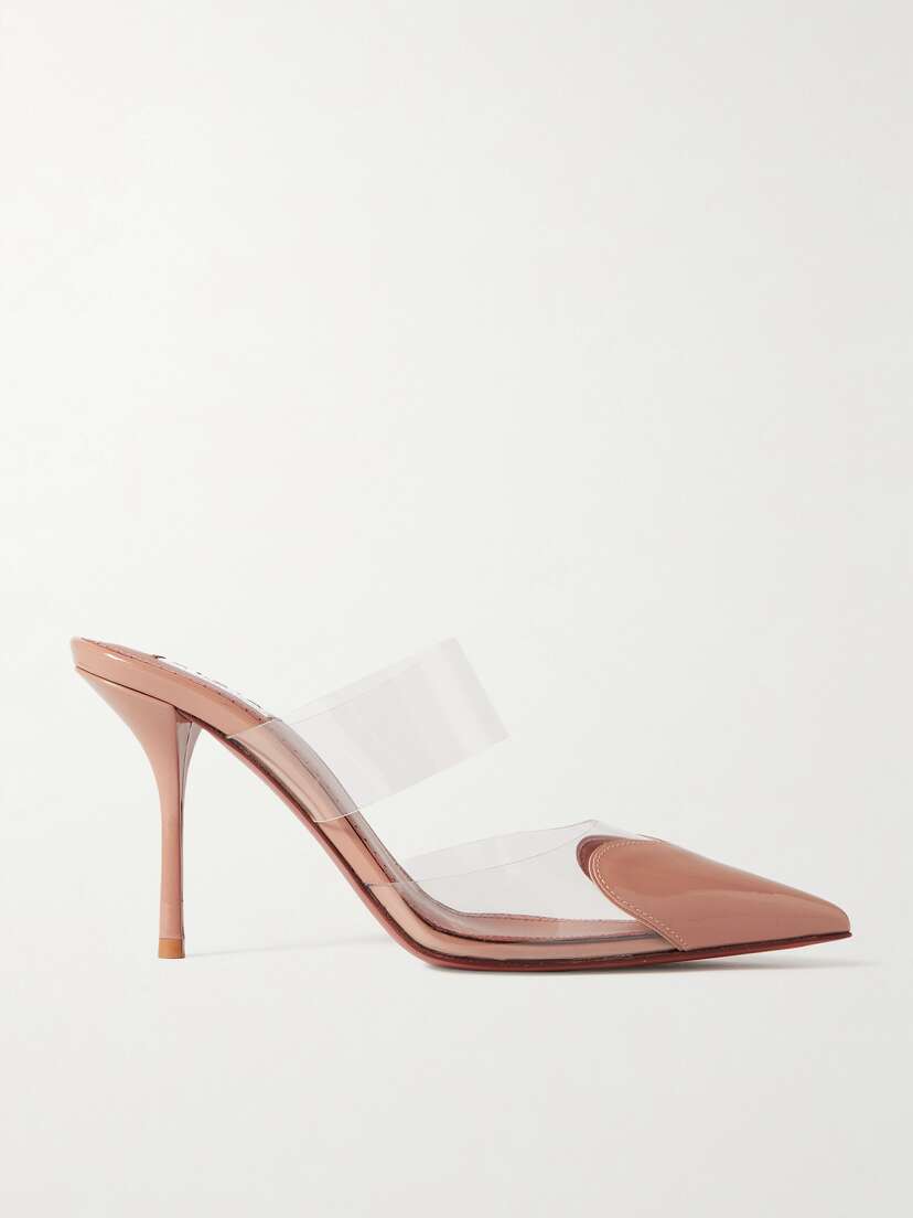 Alaïa Cœur 90 Pu And Patent-leather Pumps