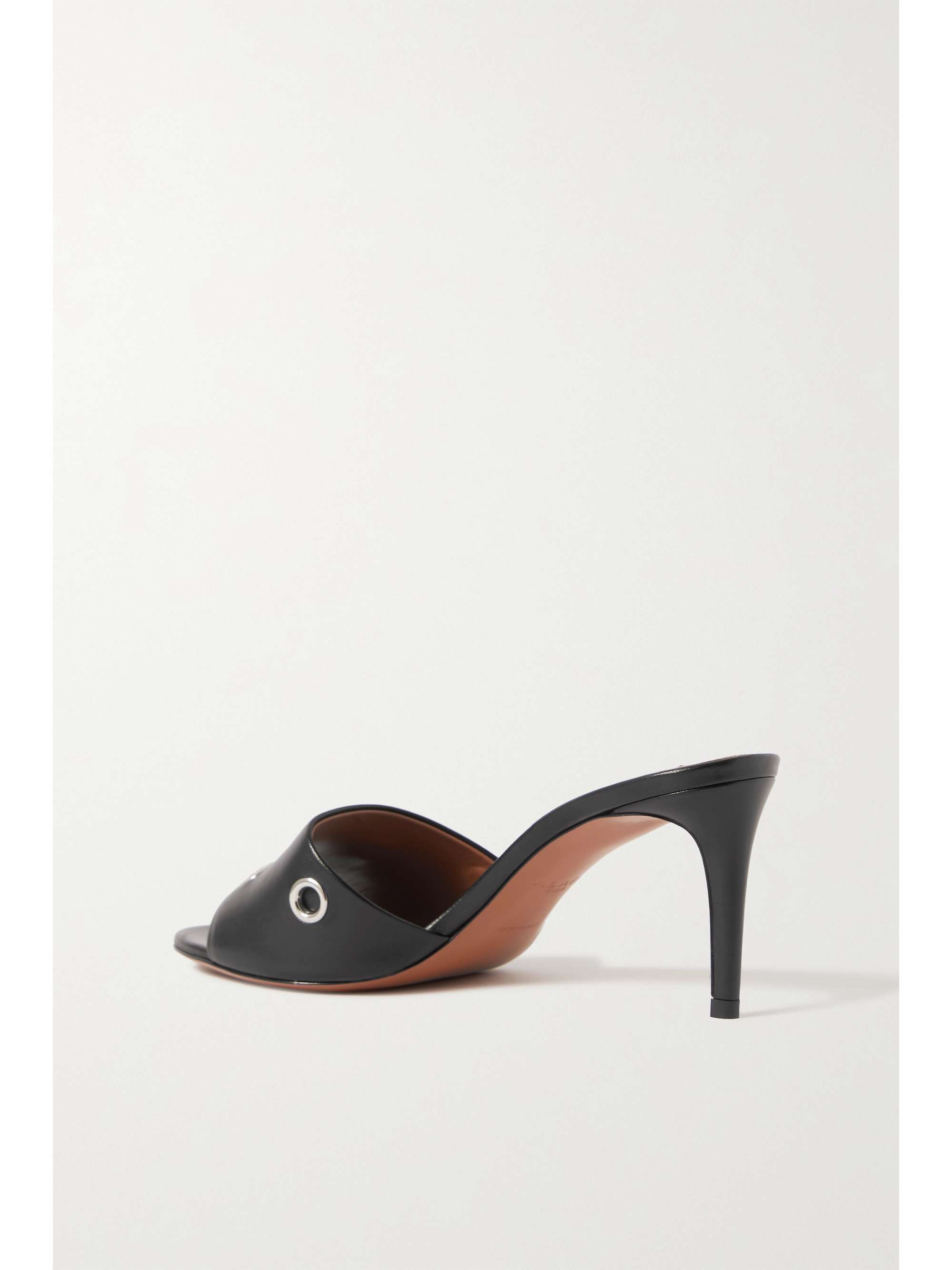ALAÏA 75 embellished leather mules