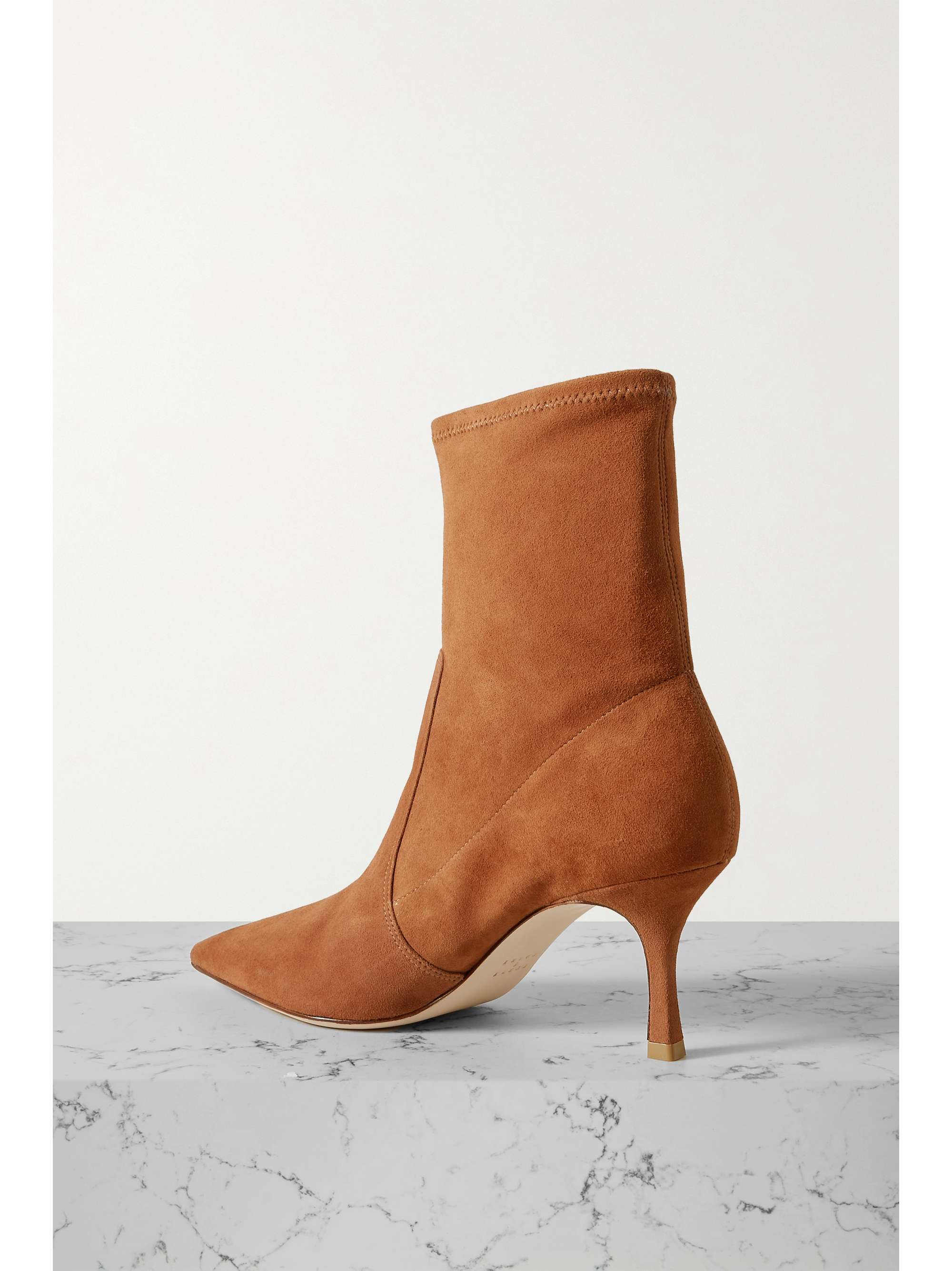 PORTE & PAIRE Stretch-suede ankle boots