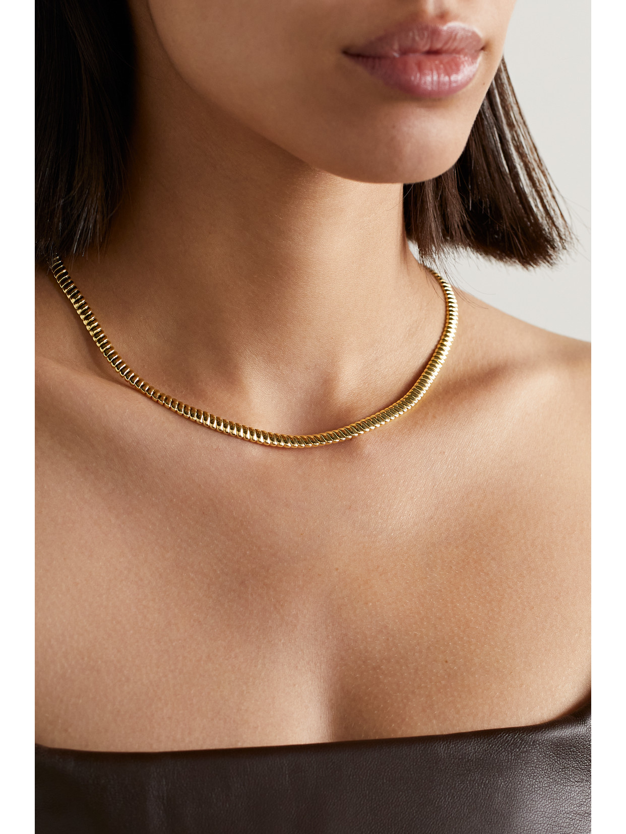 Anita Ko Zoe 18-karat Gold Choker In Gold