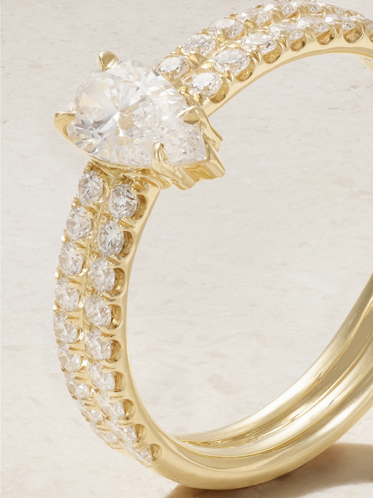 Shop Anita Ko Gia 18-karat Gold Diamond Ring