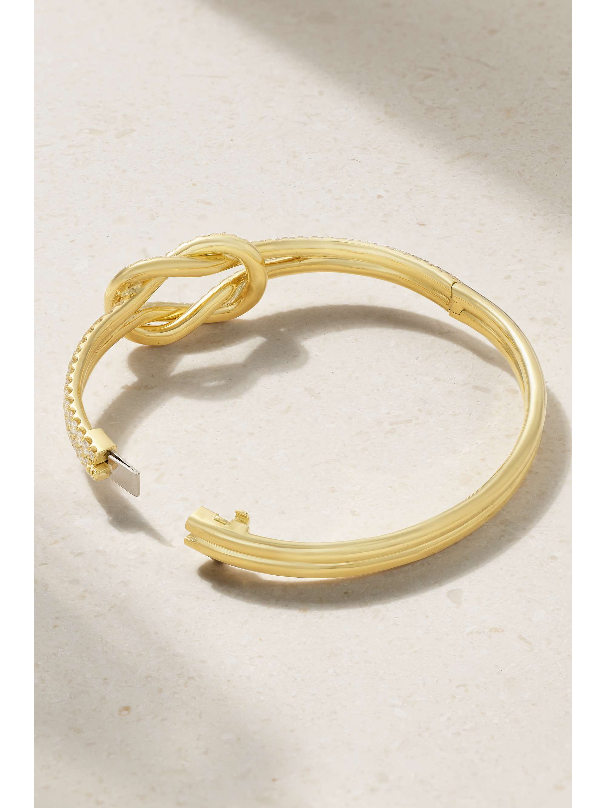 ANITA KO Knot 18-karat gold diamond bracelet