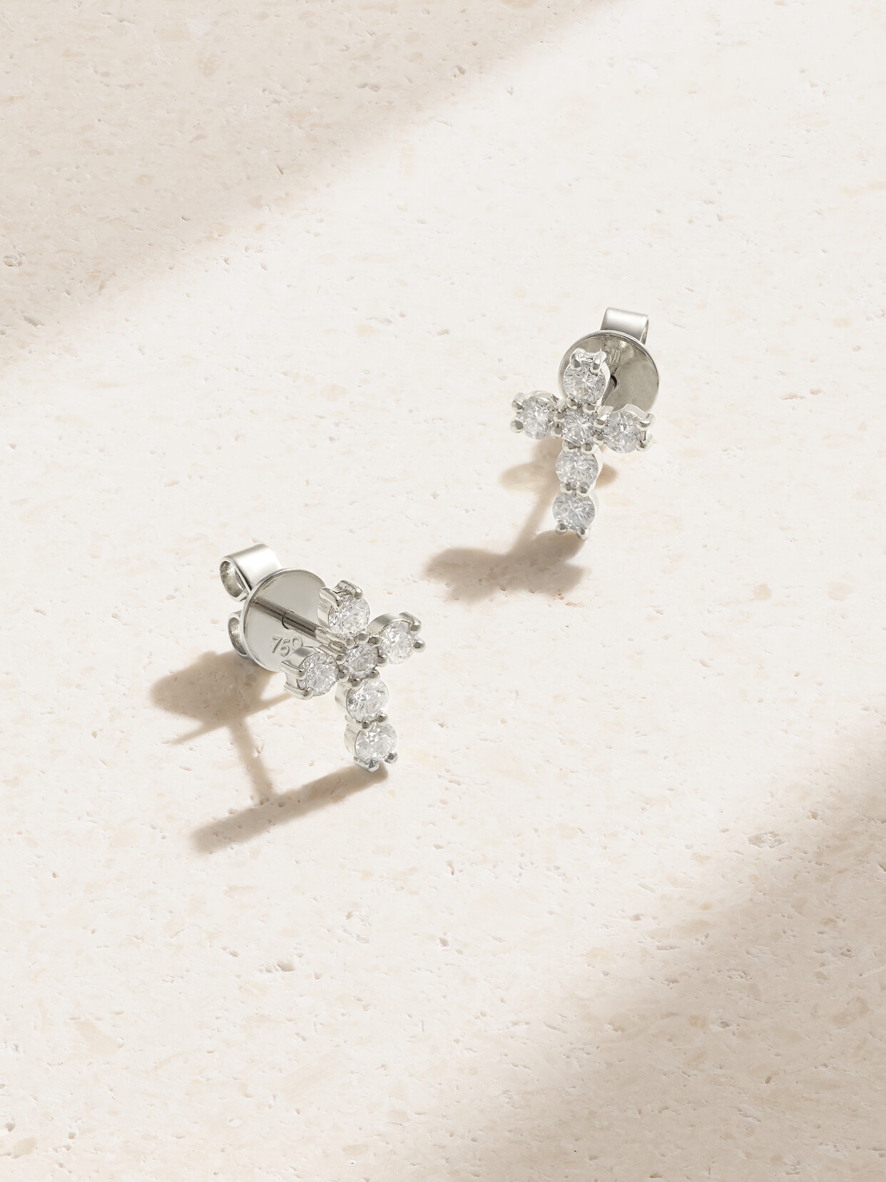 Anita Ko 18-karat White Gold Diamond Earrings