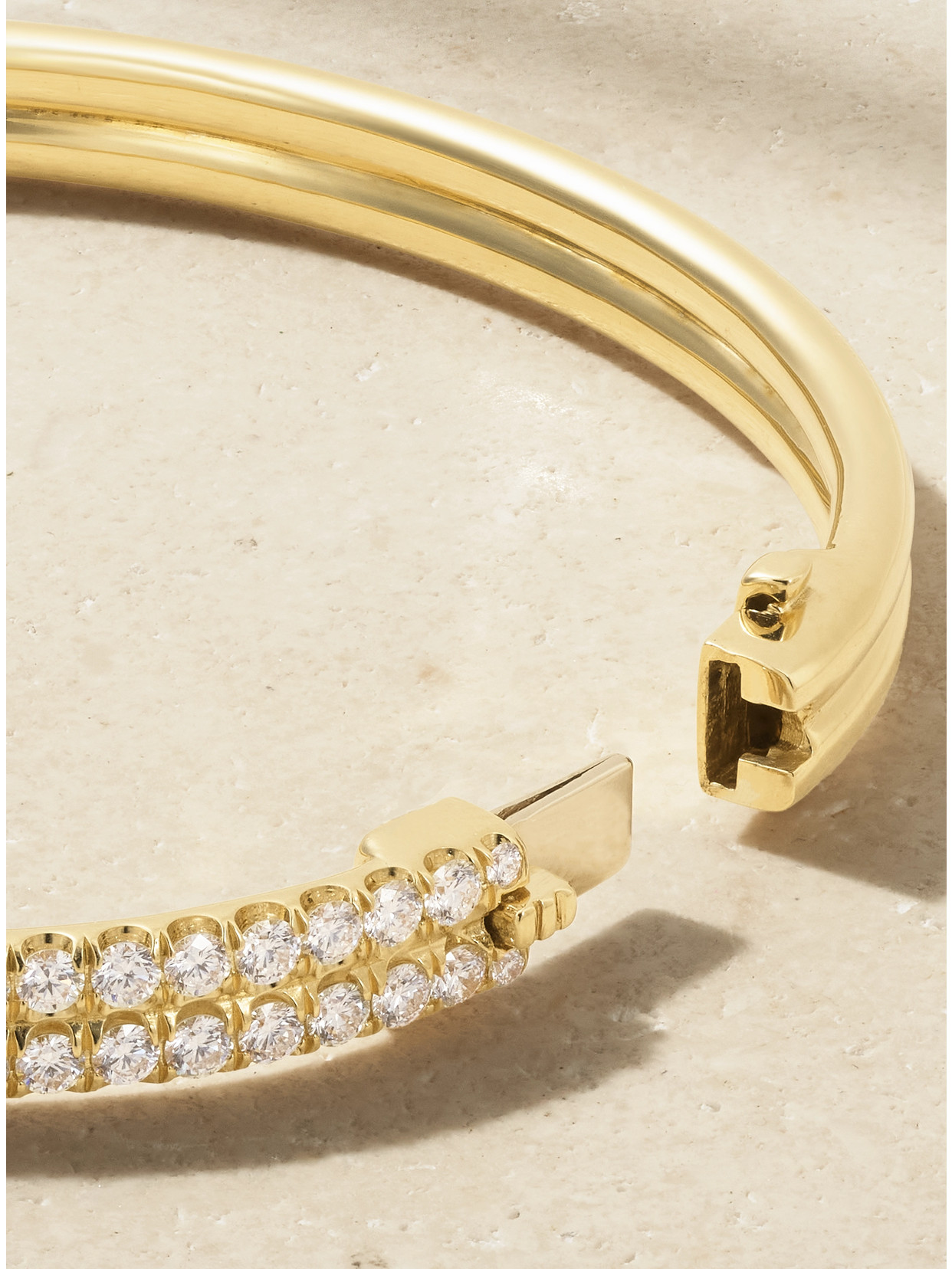 Shop Anita Ko Gia 18-karat Gold Diamond Bracelet