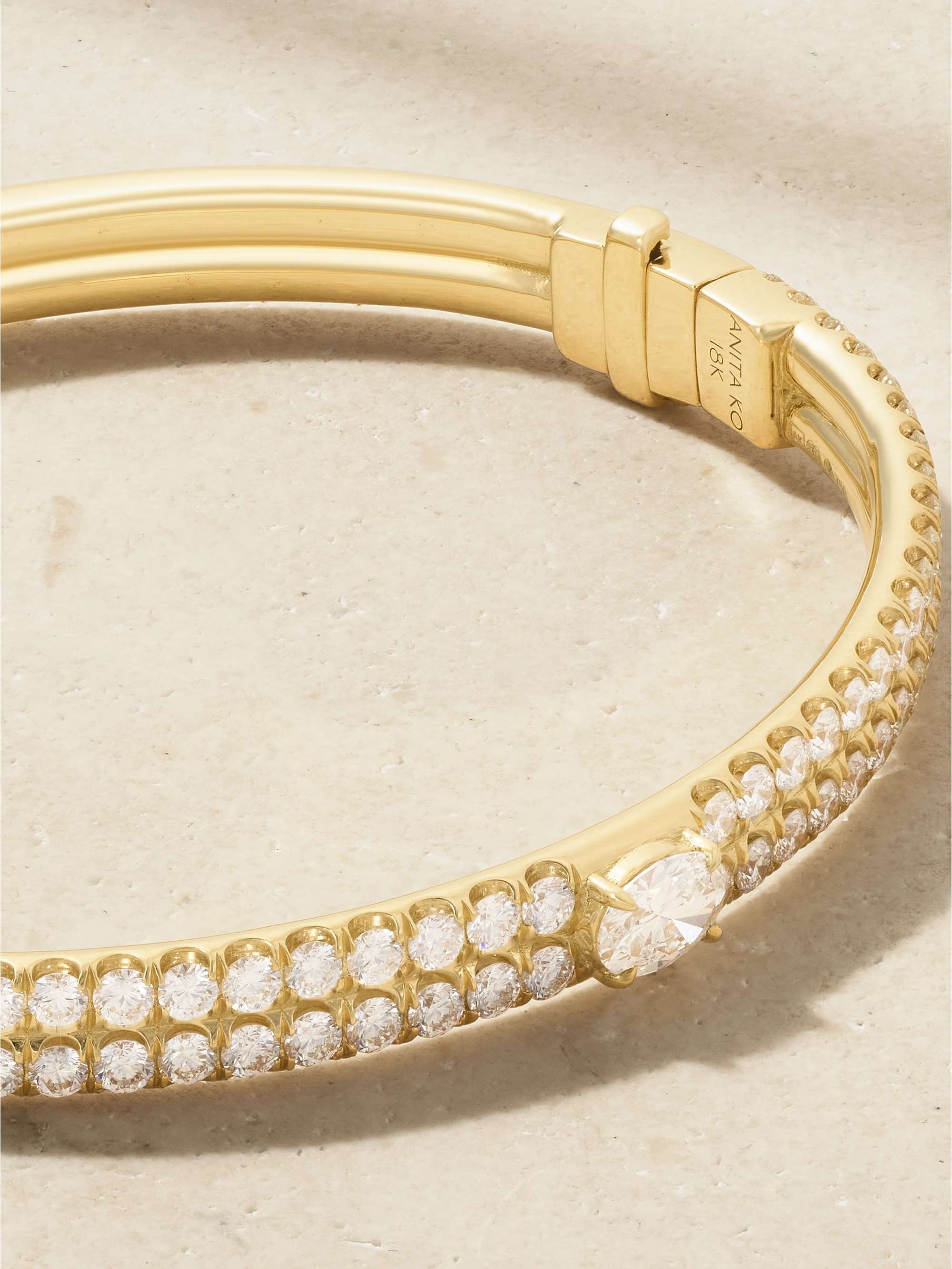 ANITA KO Gia 18-karat gold diamond bracelet