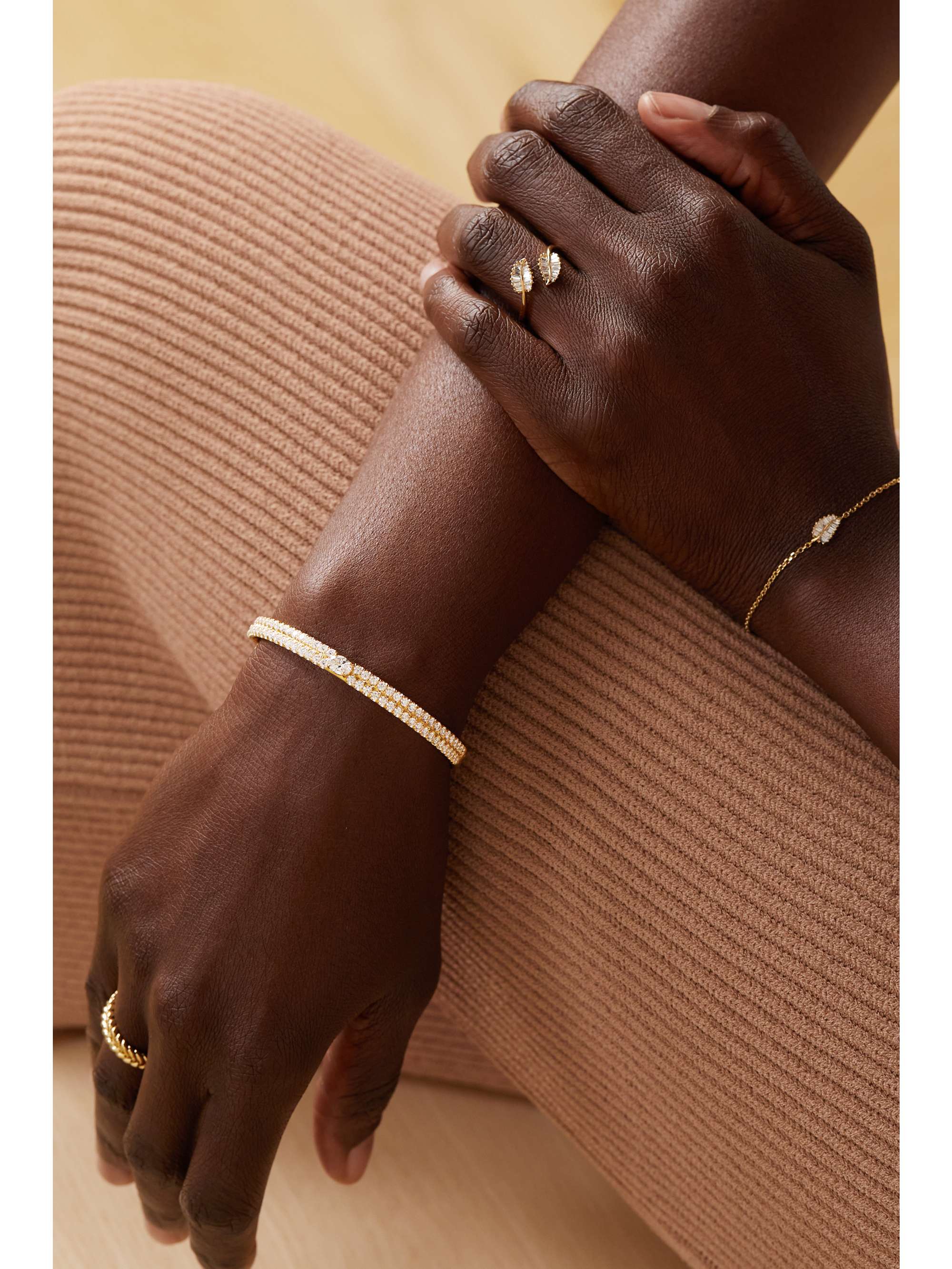 ANITA KO Gia 18-karat gold diamond bracelet