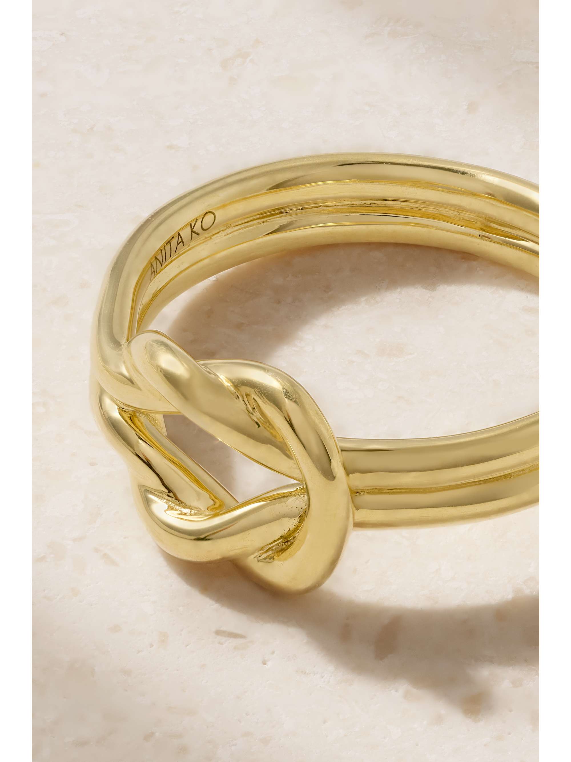 ANITA KO Knot 18-karat gold ring