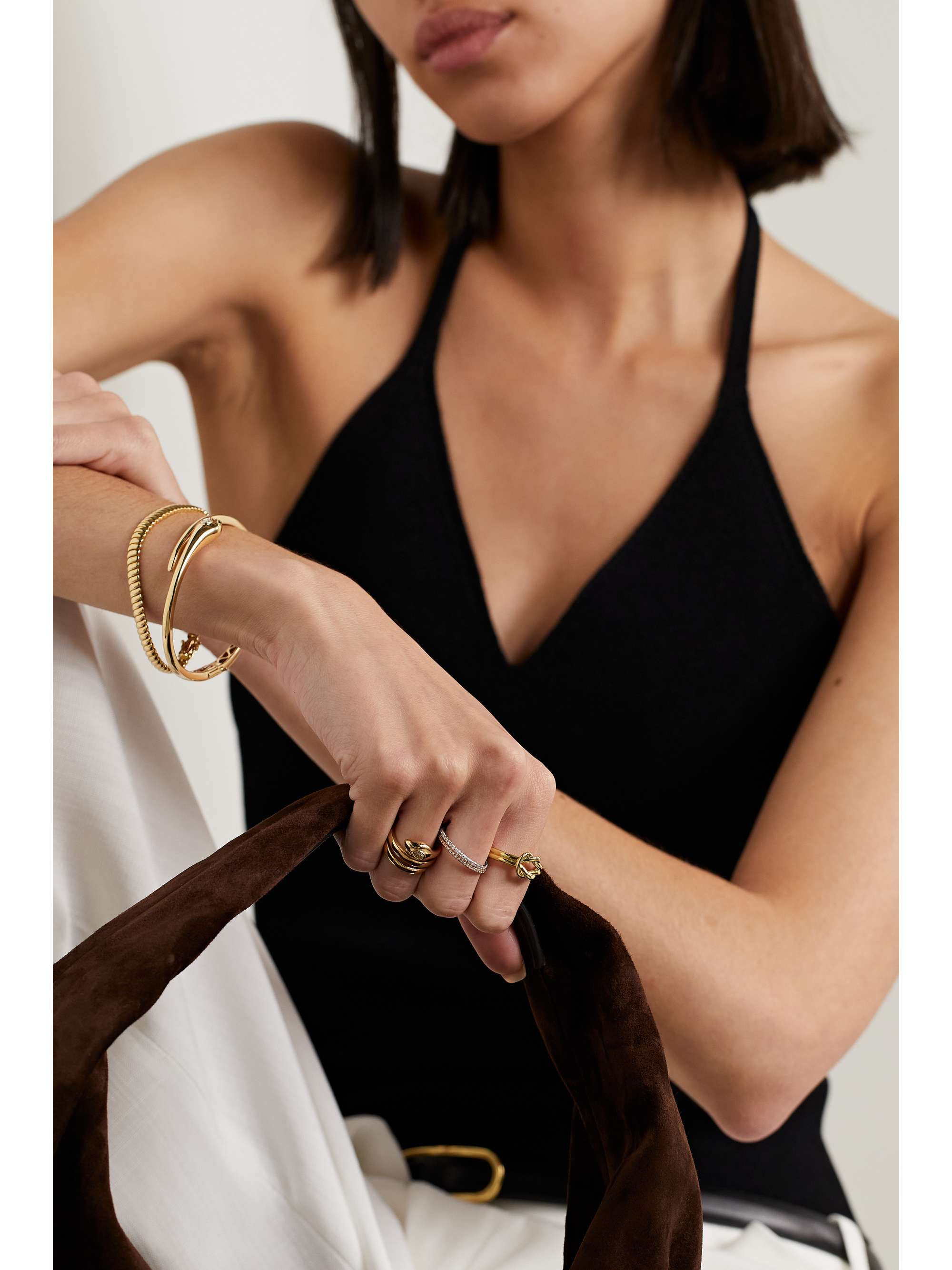 ANITA KO Knot 18-karat gold ring
