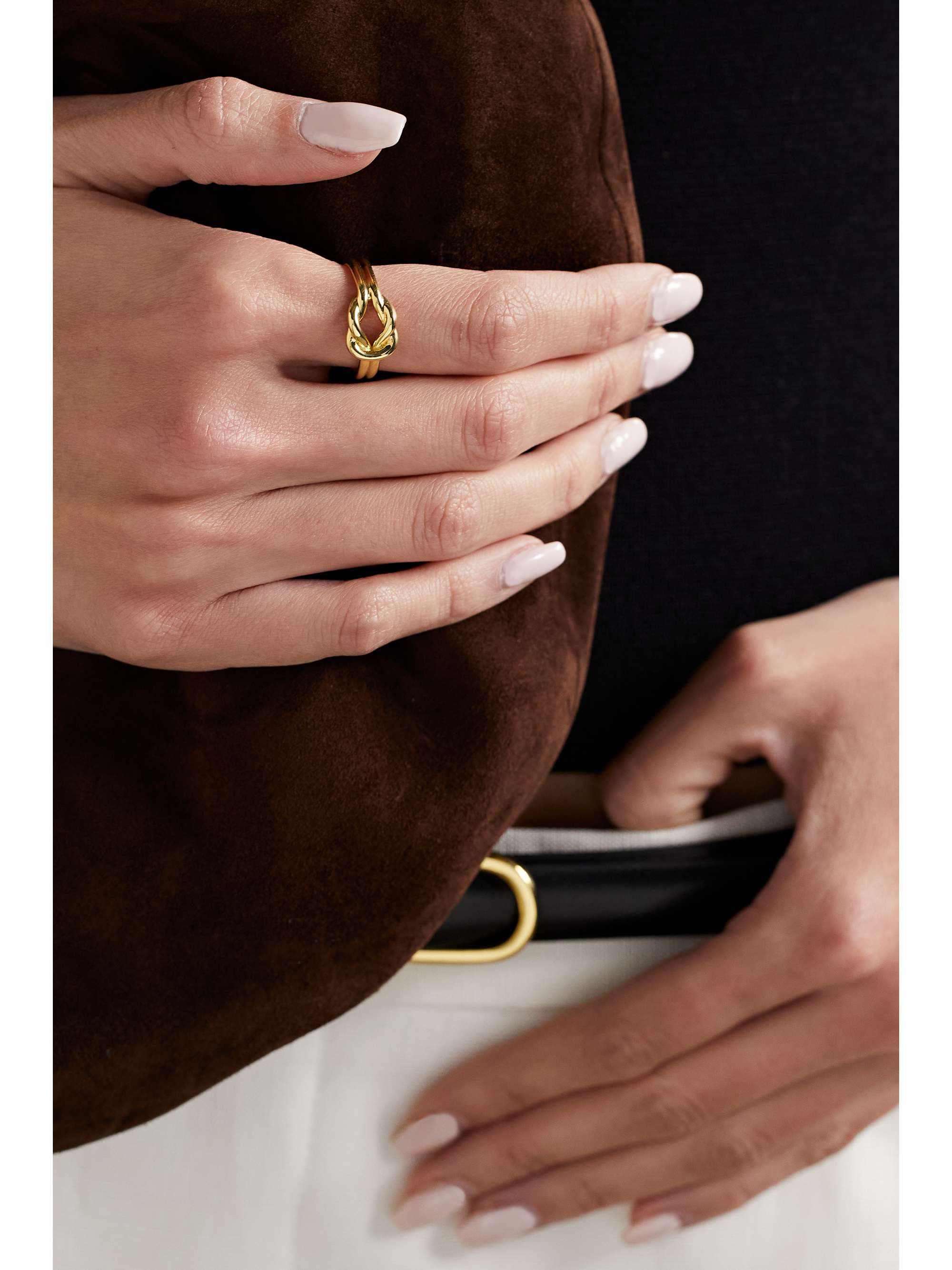 ANITA KO Knot 18-karat gold ring