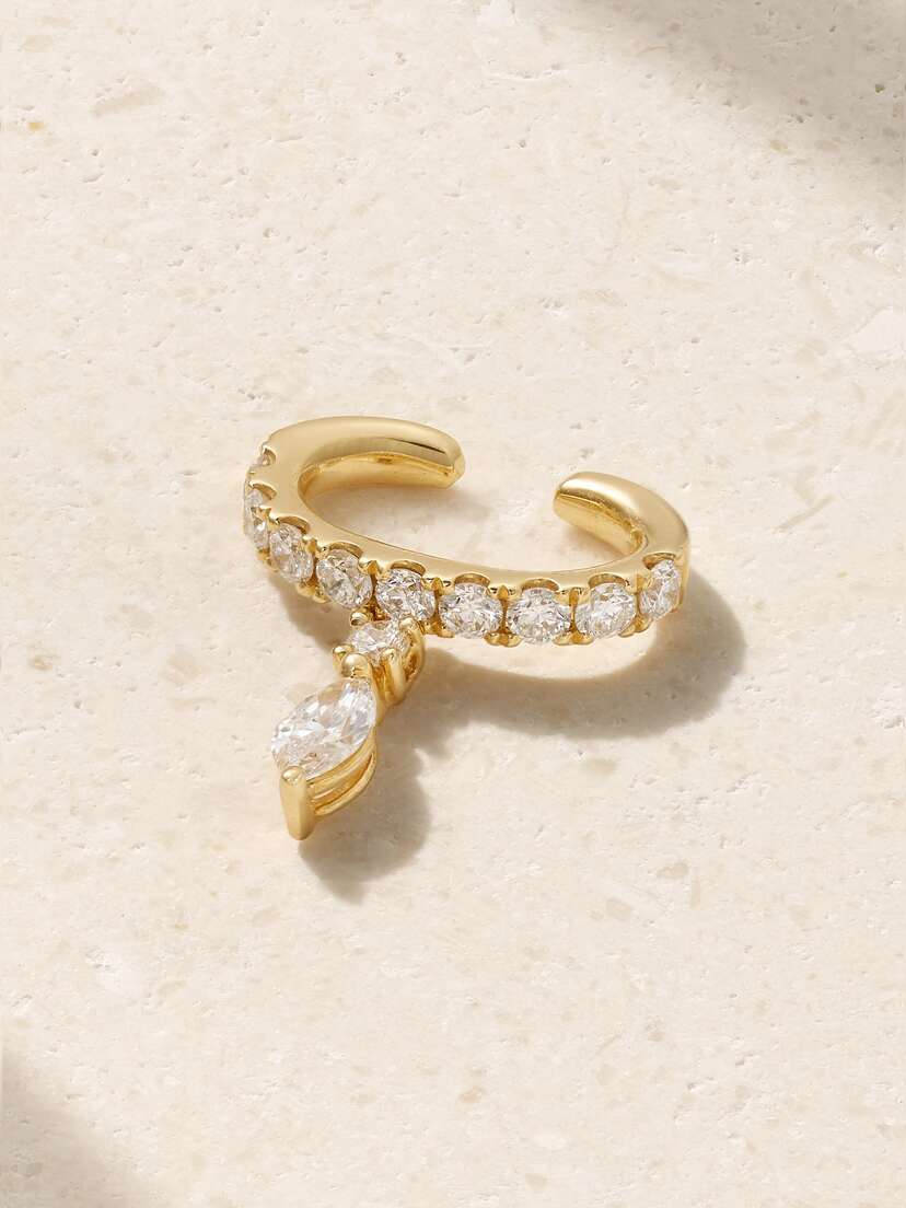 Anita Ko Daphne 18-karat Gold Diamond Ear Cuff