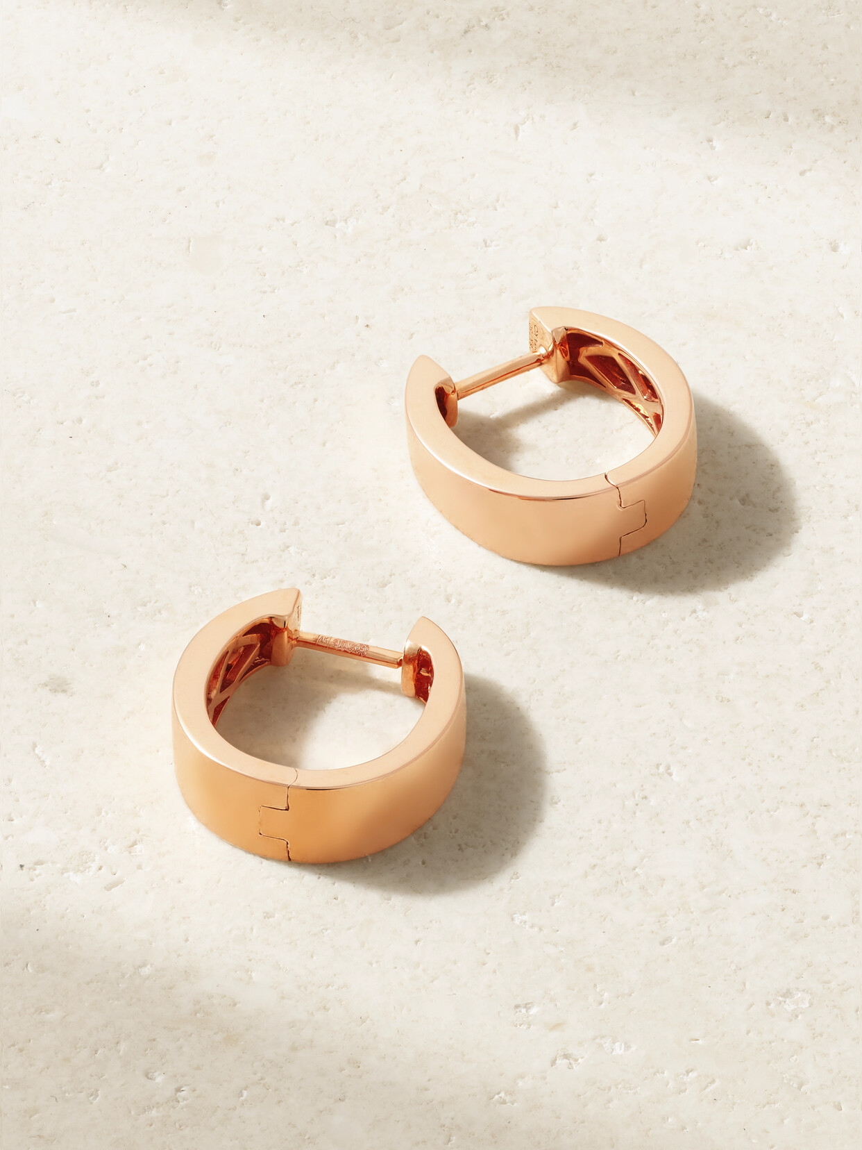 Anita Ko - Small Meryl 18-karat Rose Gold Hoop Earrings - one size