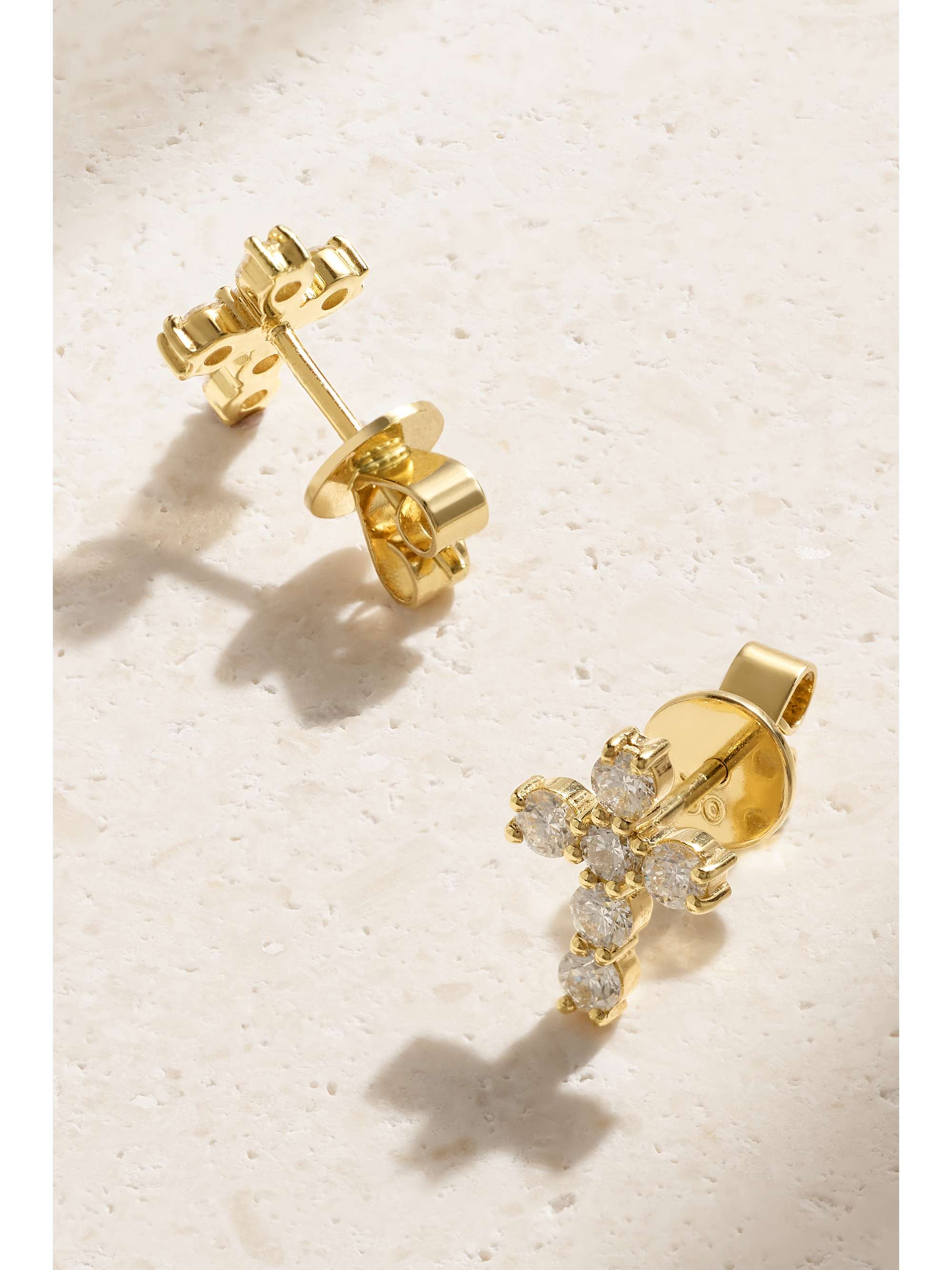 ANITA KO 18-karat gold diamond earrings