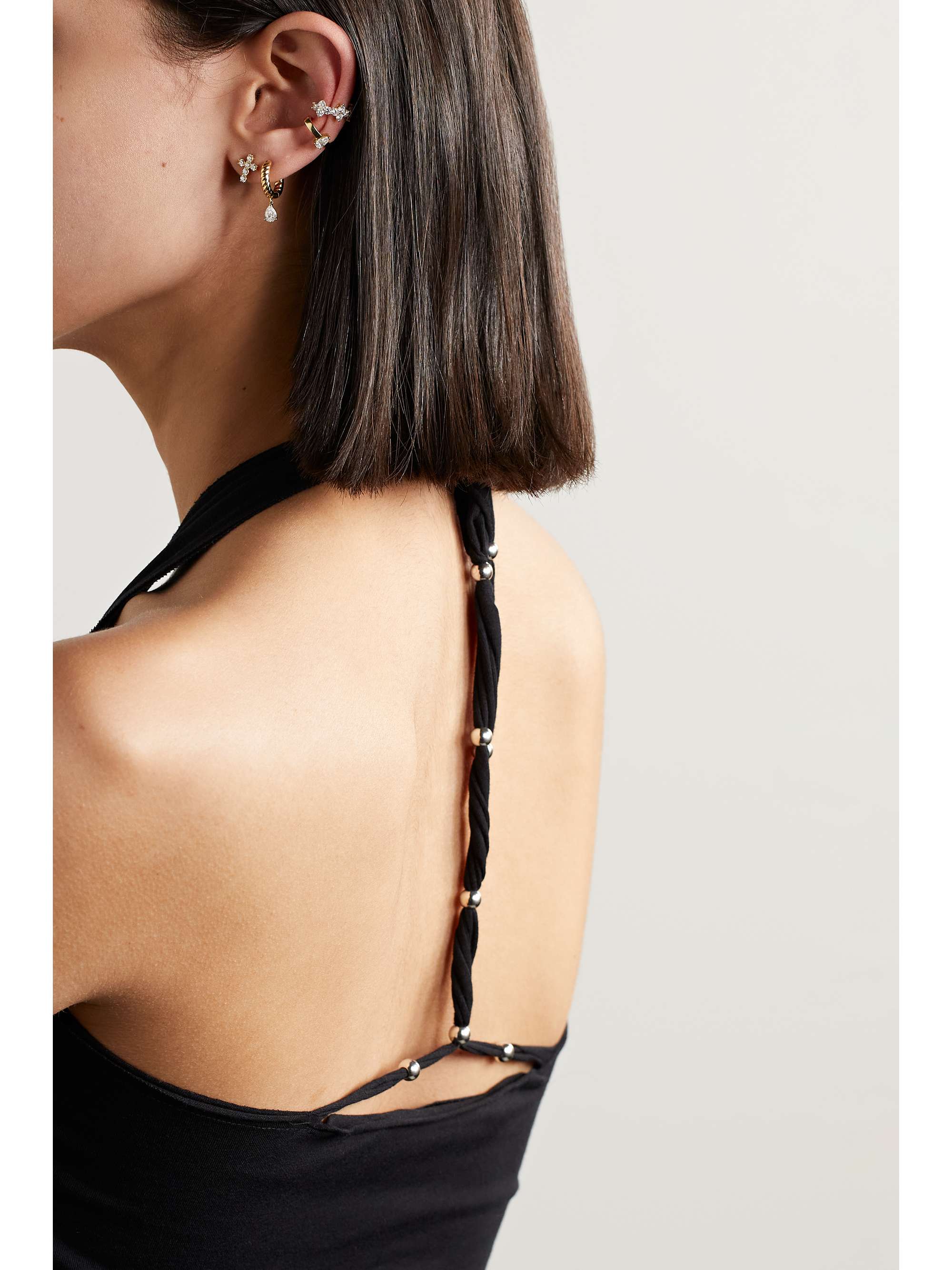 ANITA KO 18-karat gold diamond earrings