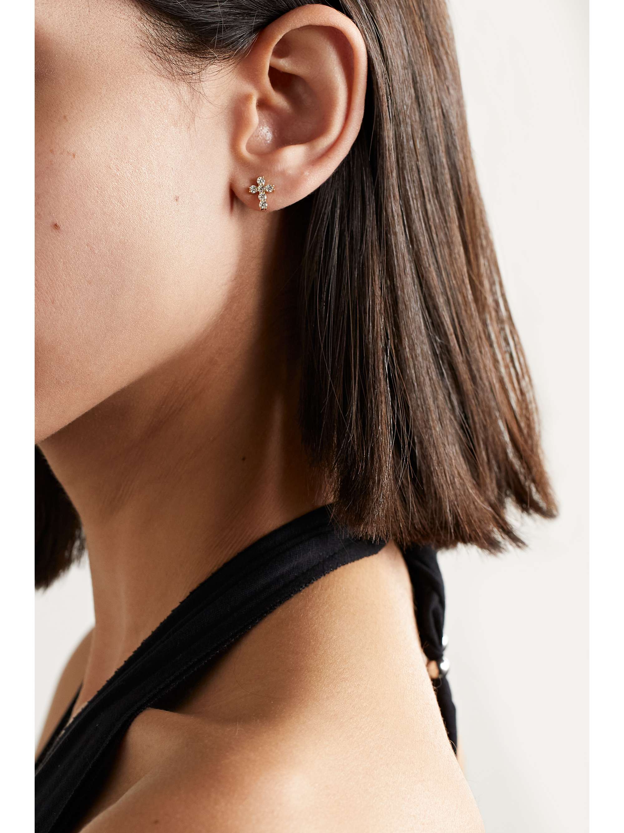 ANITA KO 18-karat gold diamond earrings