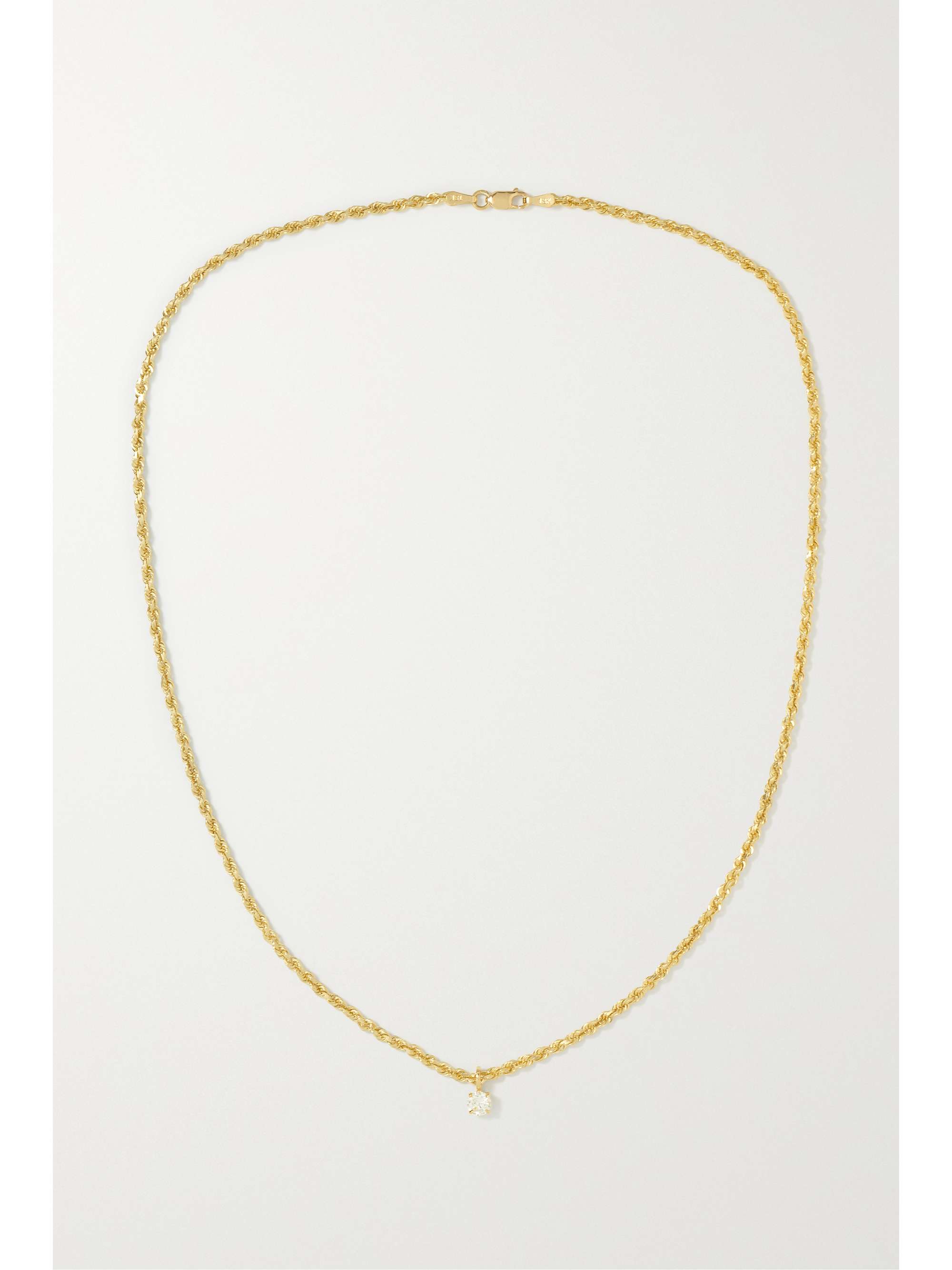 ANITA KO 18-karat gold diamond necklace