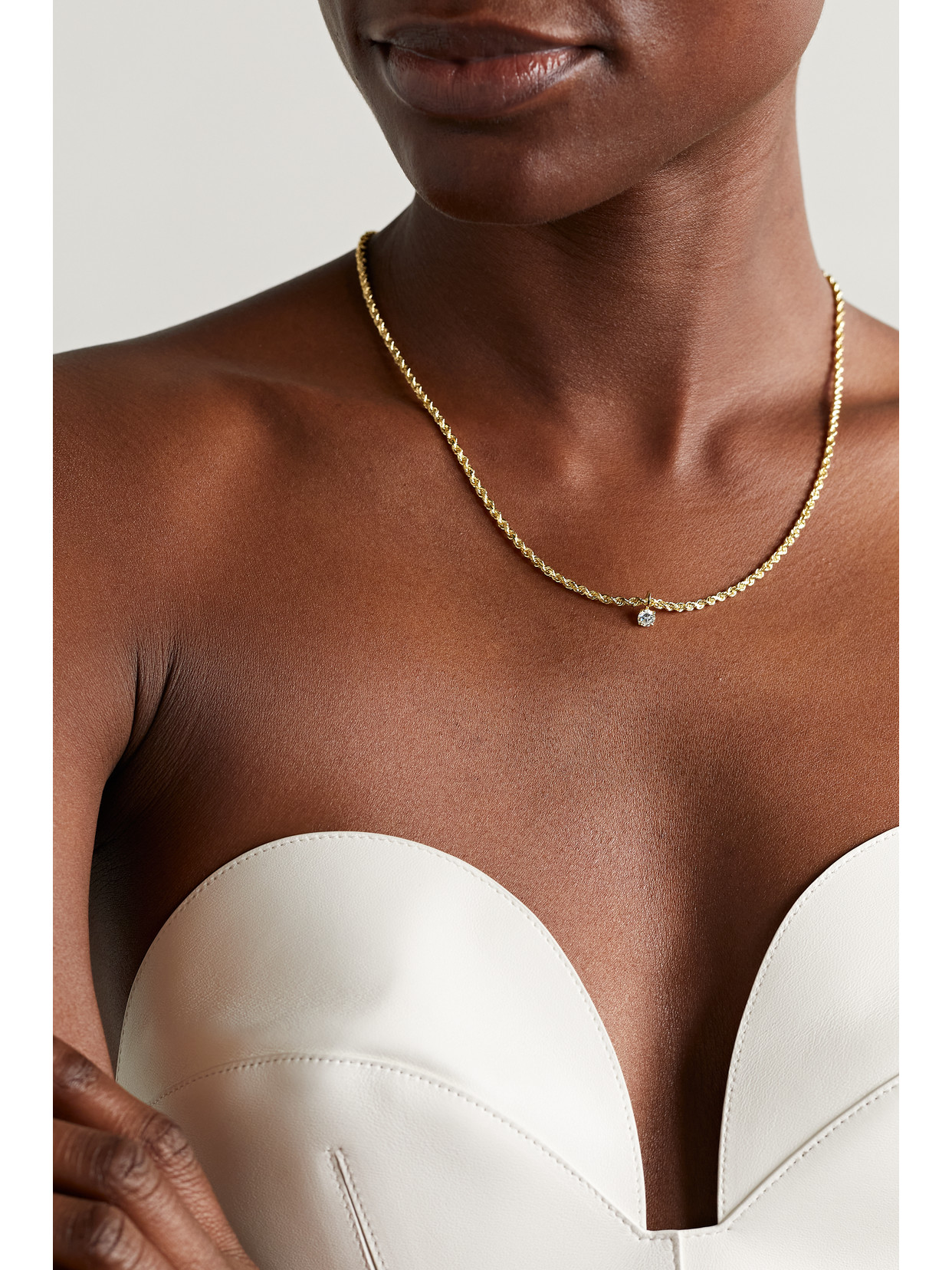 Anita Ko 18-karat Gold Diamond Necklace In Gold