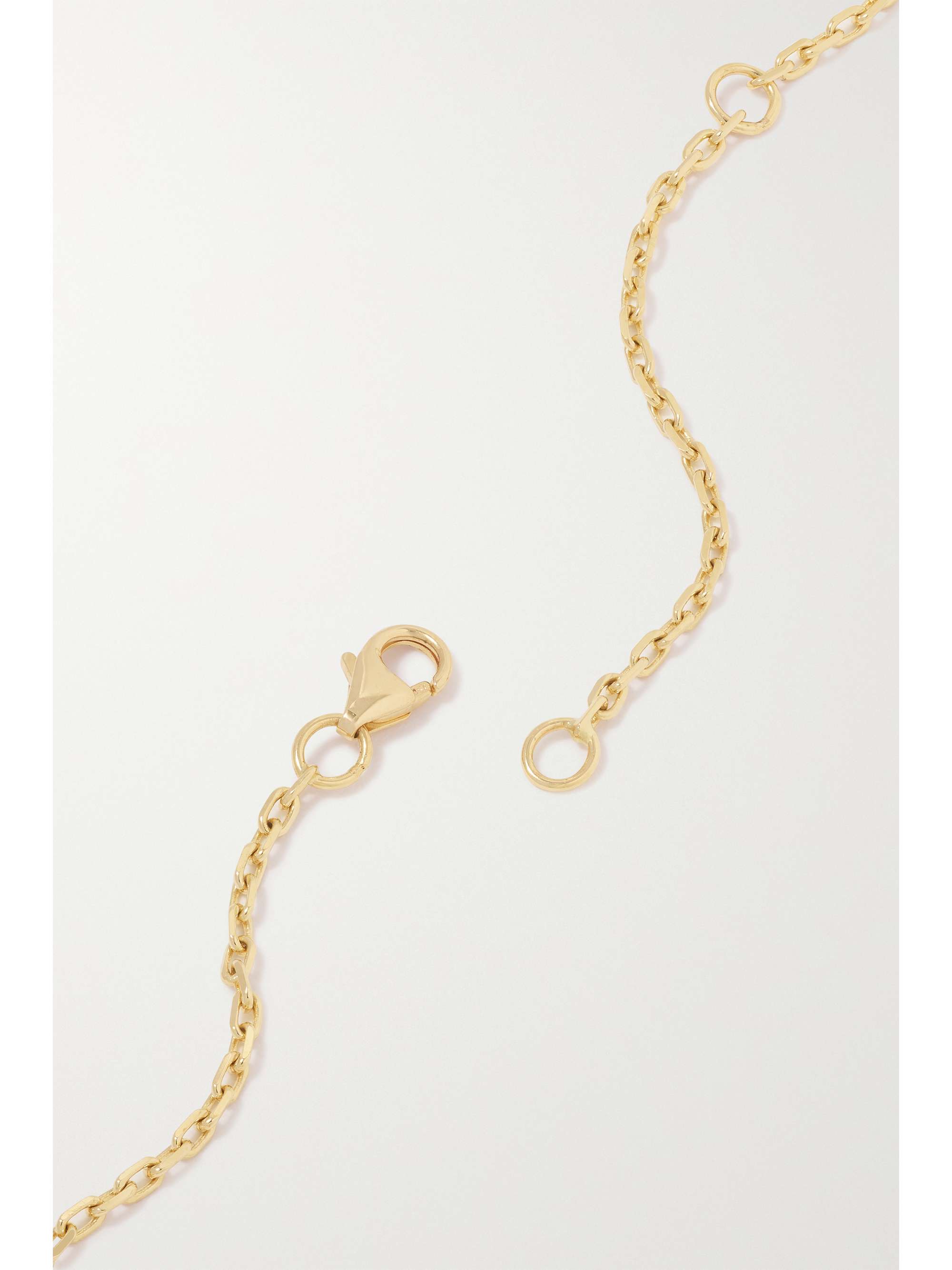 GEMELLA Love Bubble Bezel 18-karat gold diamond necklace