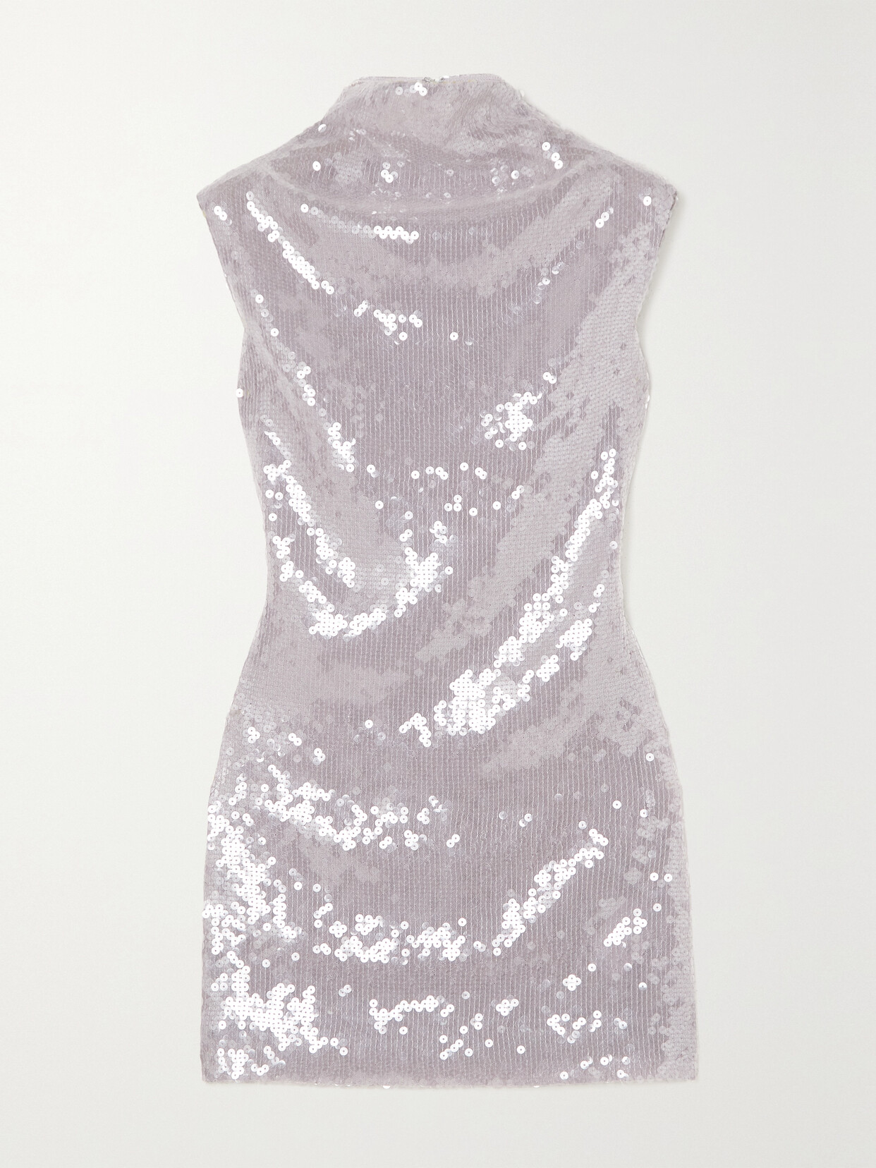 16ARLINGTON - Luna Sequined Stretch-tulle Mini Dress - Purple