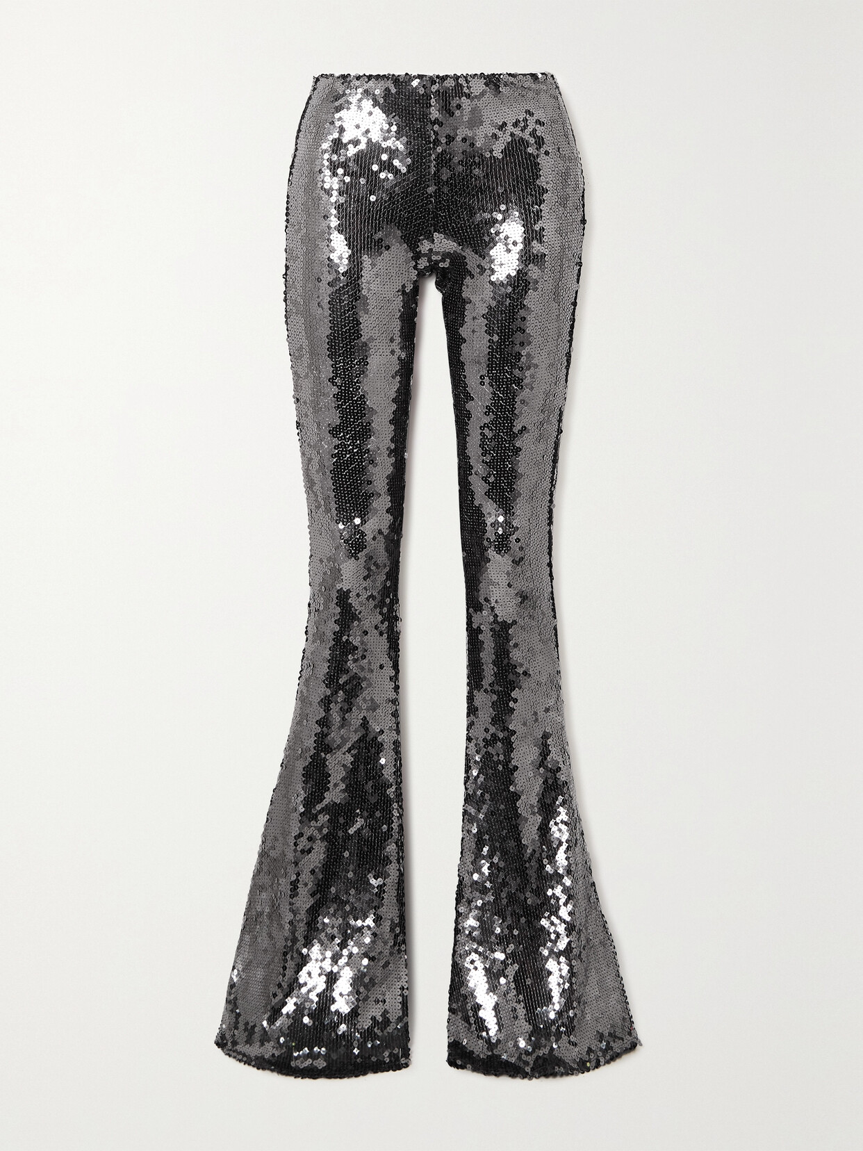 16ARLINGTON - Koro Sequined Tulle Flared Pants - Gray