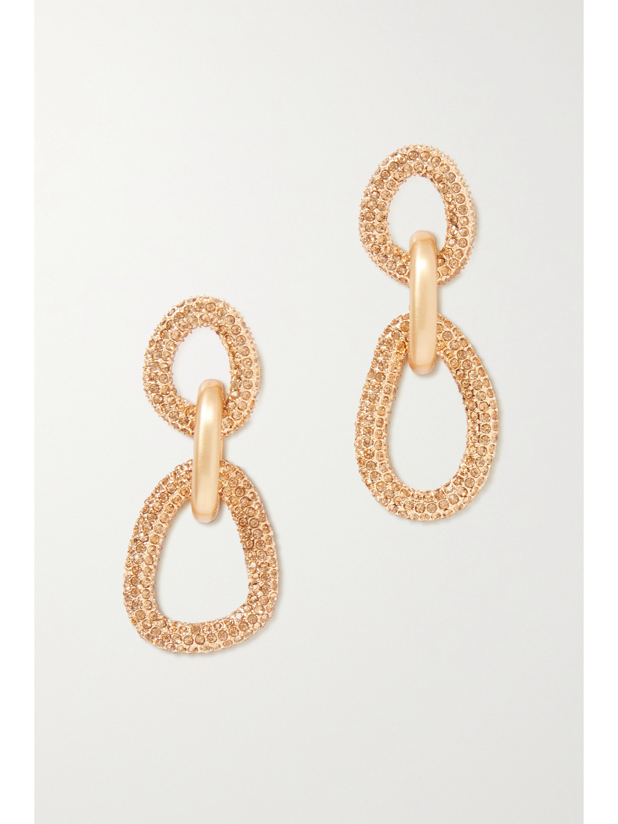 Cult Gaia - Reyes Gold-tone Crystal Earrings - One size