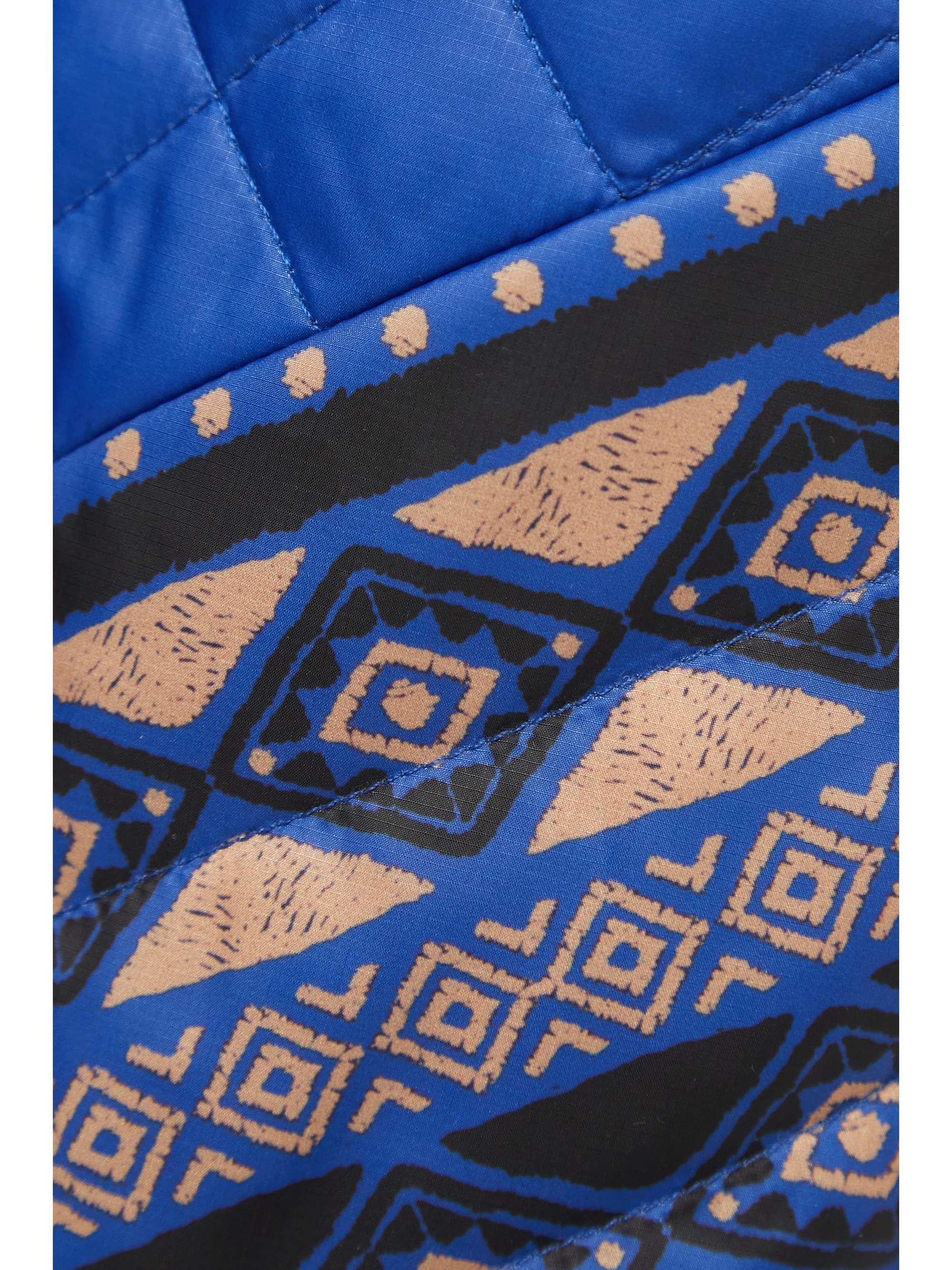 FARM RIO Macaw Forest quilted printed shell pants