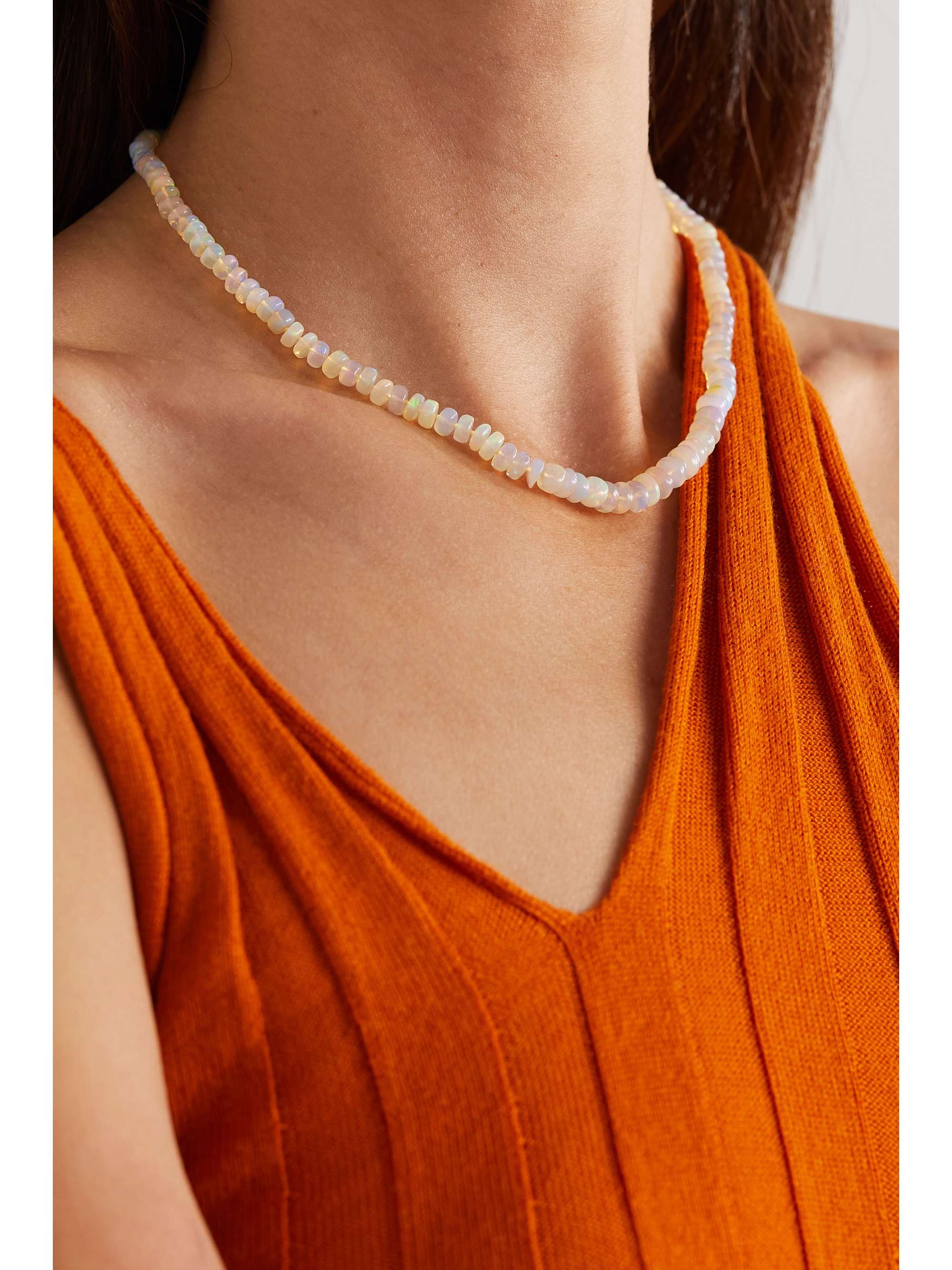 JIA JIA Gold opal necklace