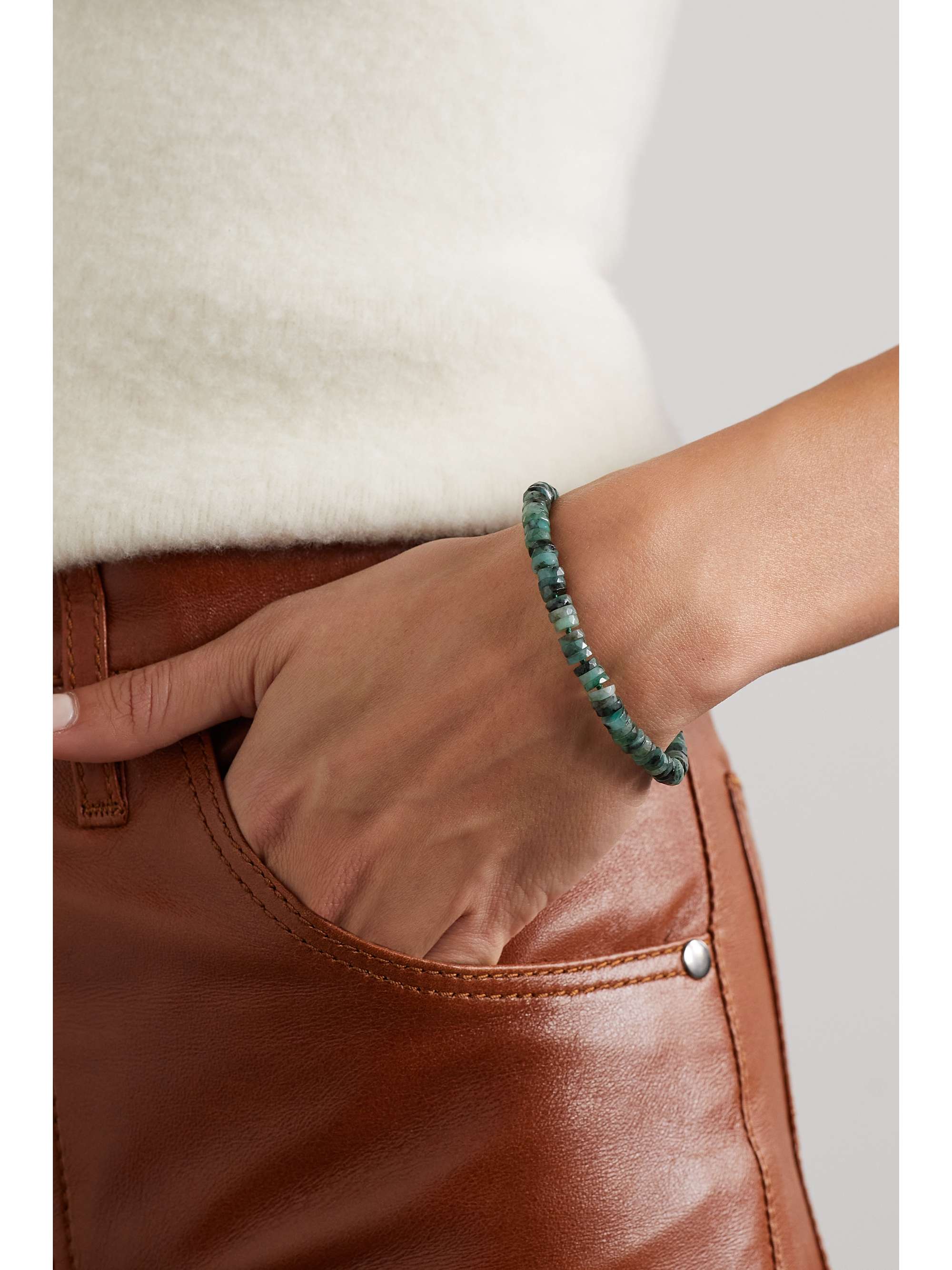 JIA JIA Gold emerald bracelet