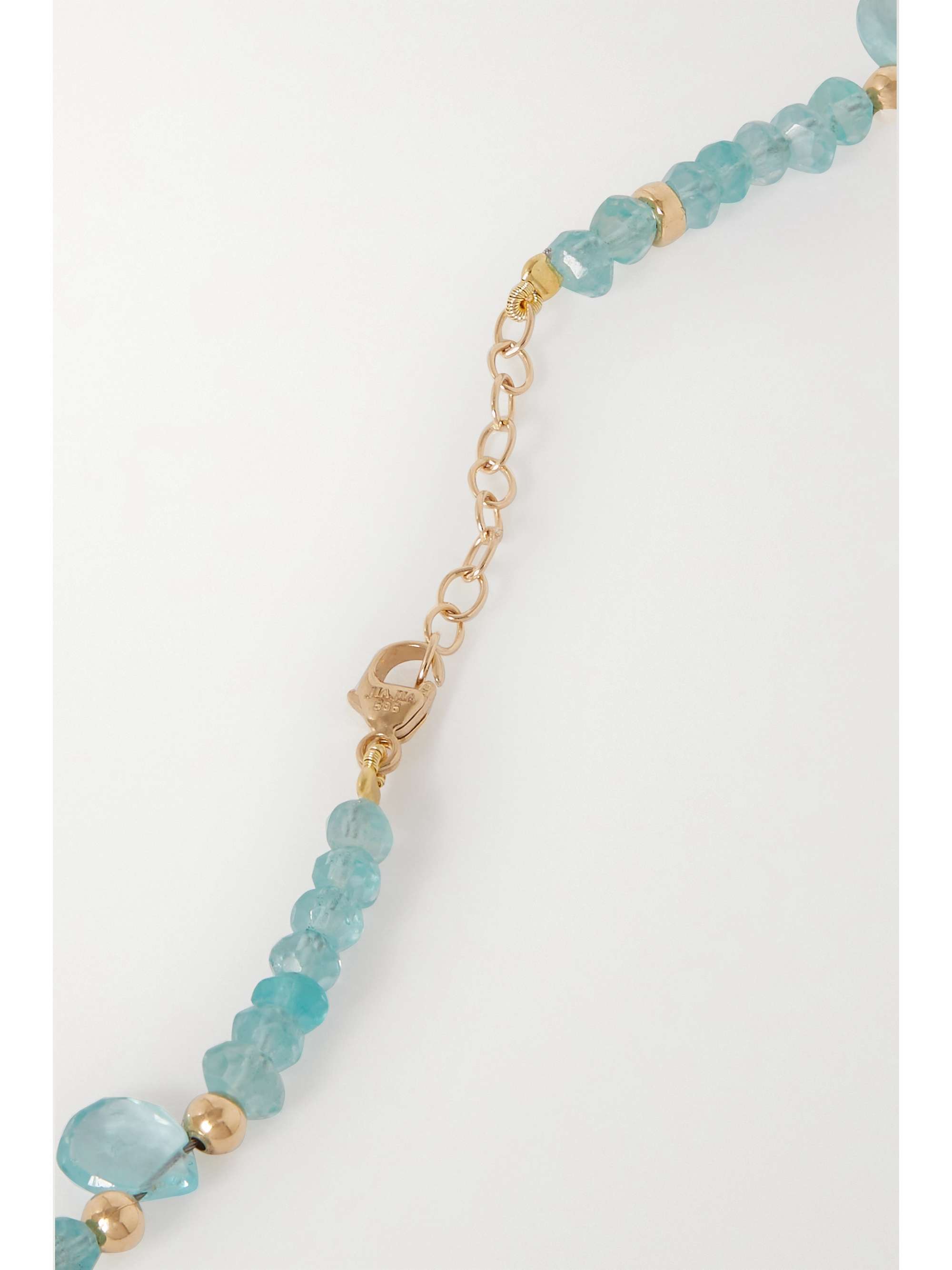 JIA JIA Gold apatite necklace