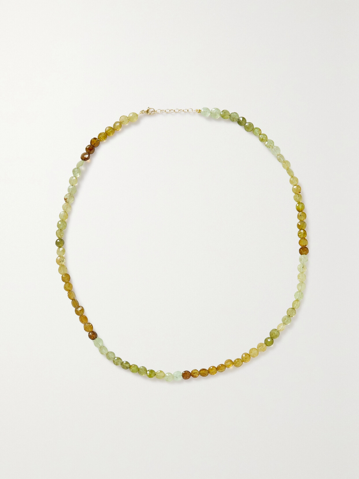 JIA JIA Gold Garnet Necklace