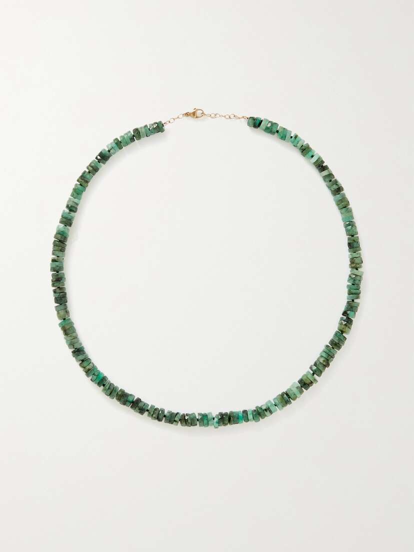 JIA JIA Gold Emerald Necklace