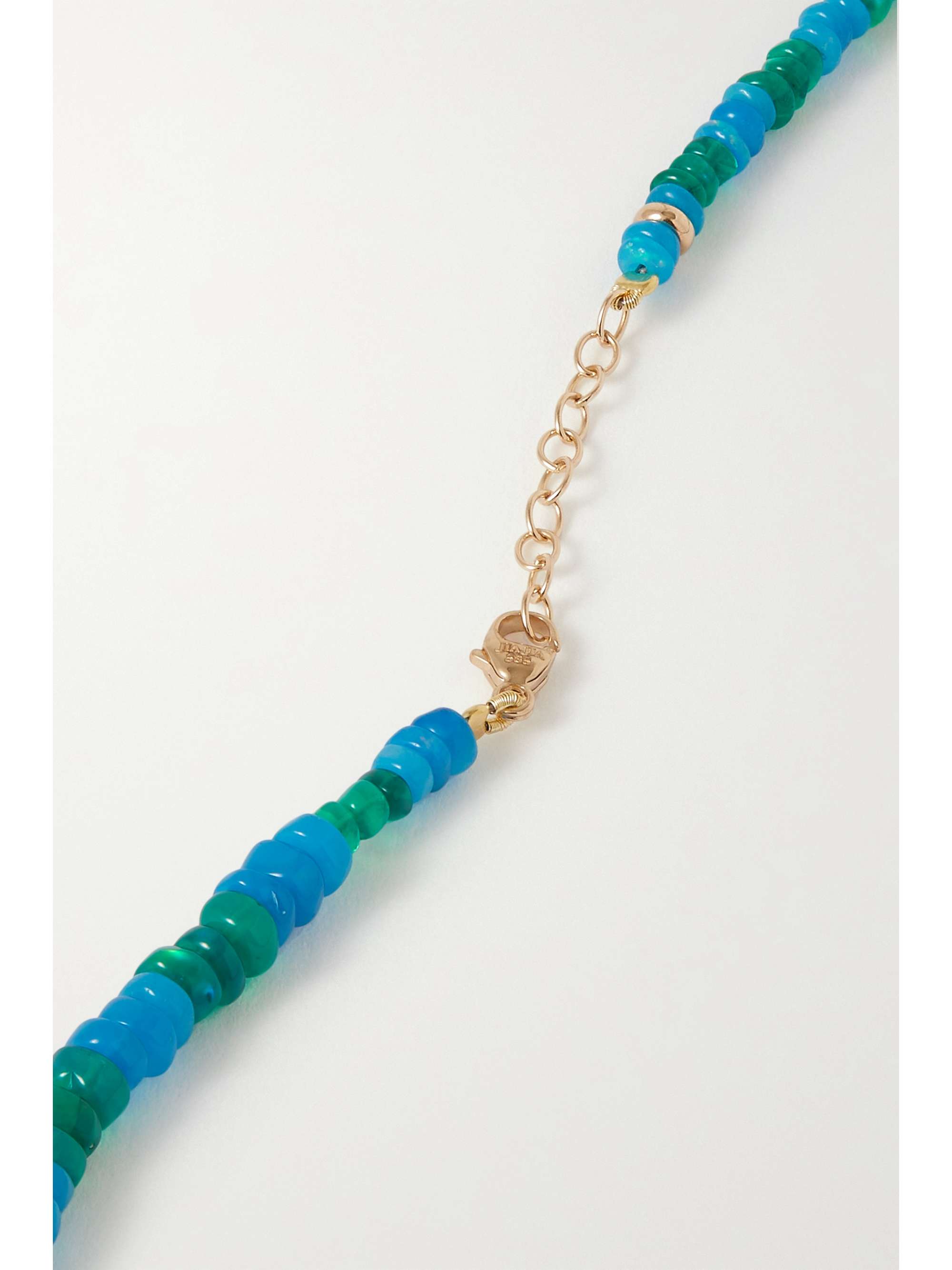 JIA JIA Gold opal necklace