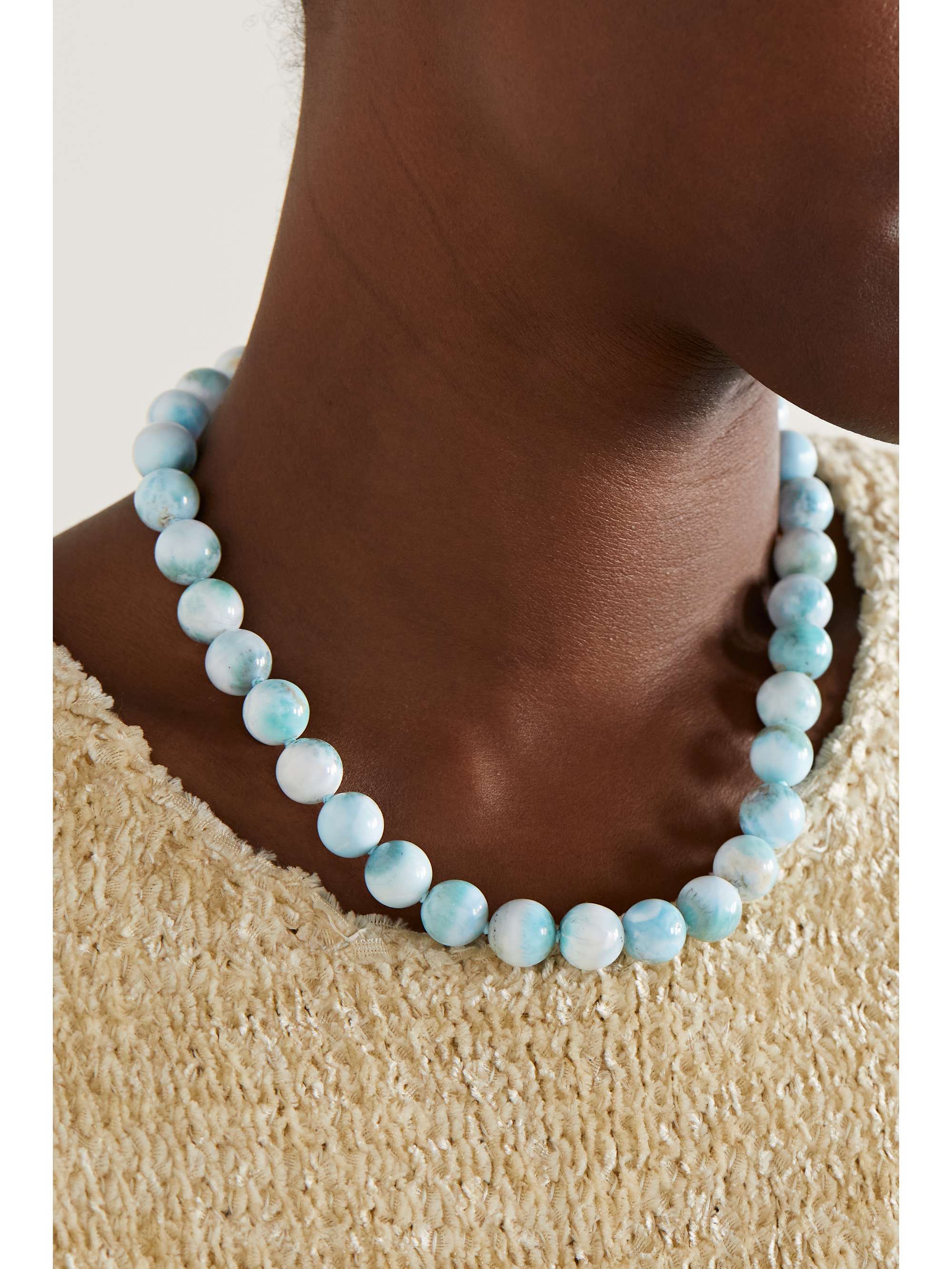 JIA JIA Gold crystal necklace