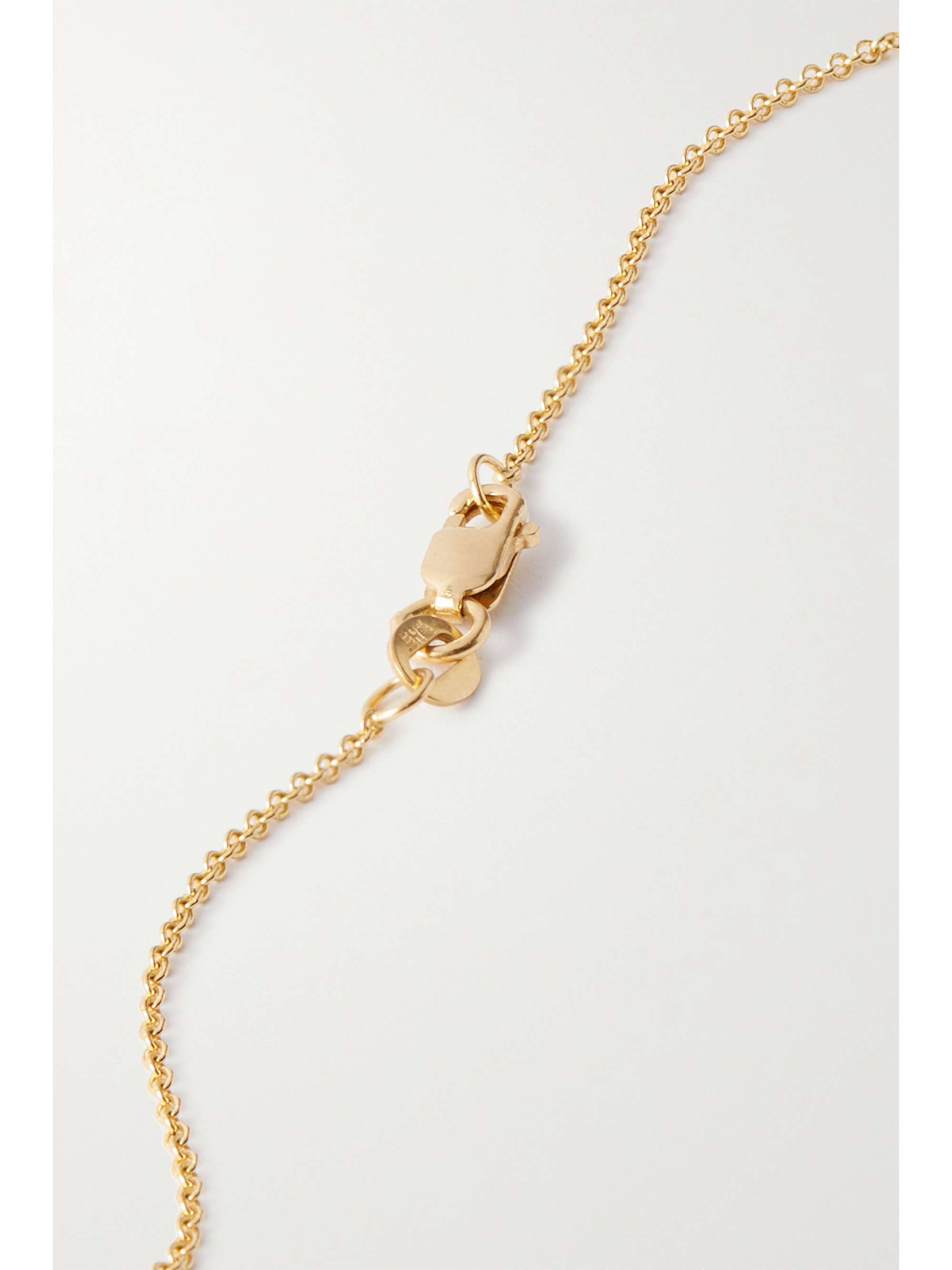 JIA JIA Oak 18-karat gold, opal and diamond necklace