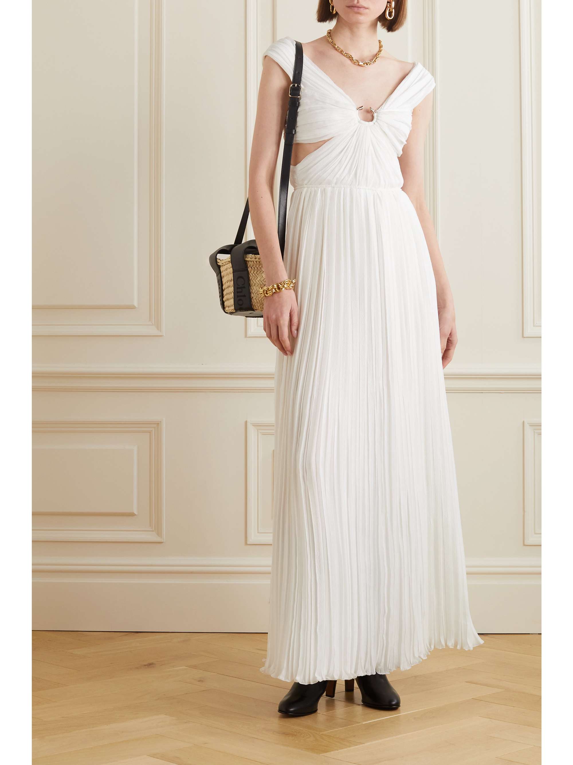 Chloe chiffon deals dress