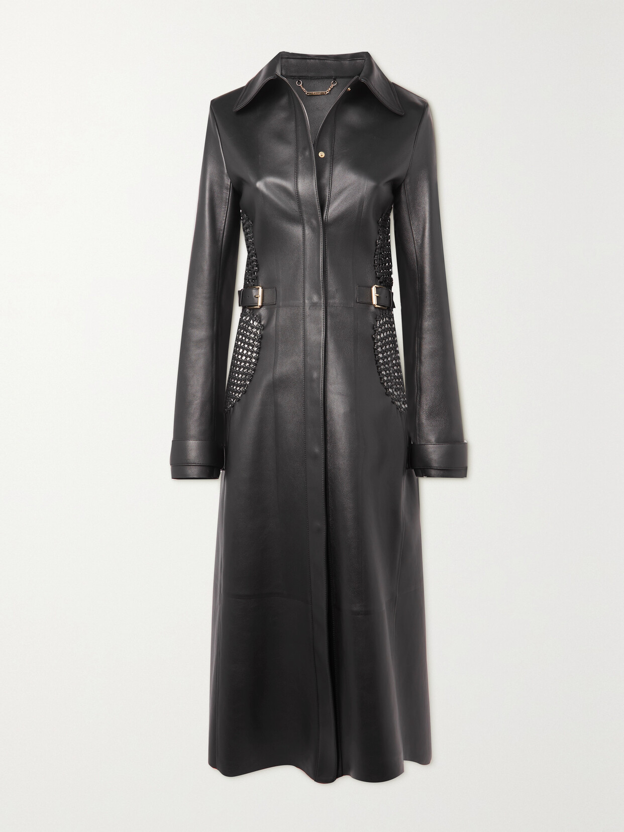 Chloé Women's Classic Nappa Leather Coat In Black