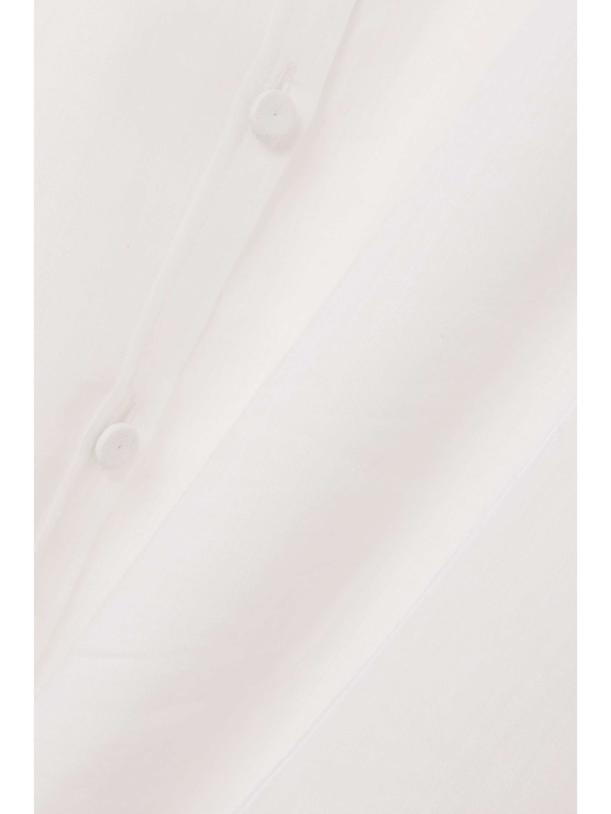 CHLOÉ Ruched ramie midi shirt dress