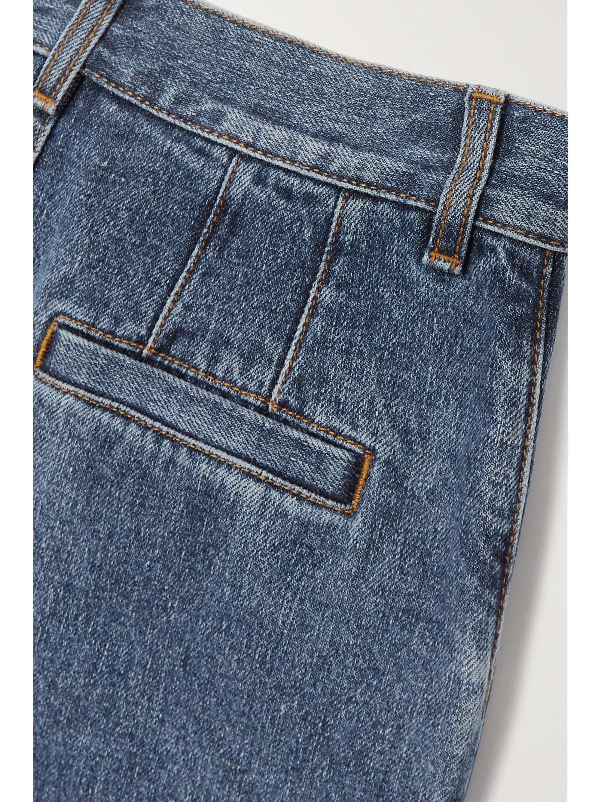 CHLOÉ + NET SUSTAIN recycled high-rise wide-leg jeans