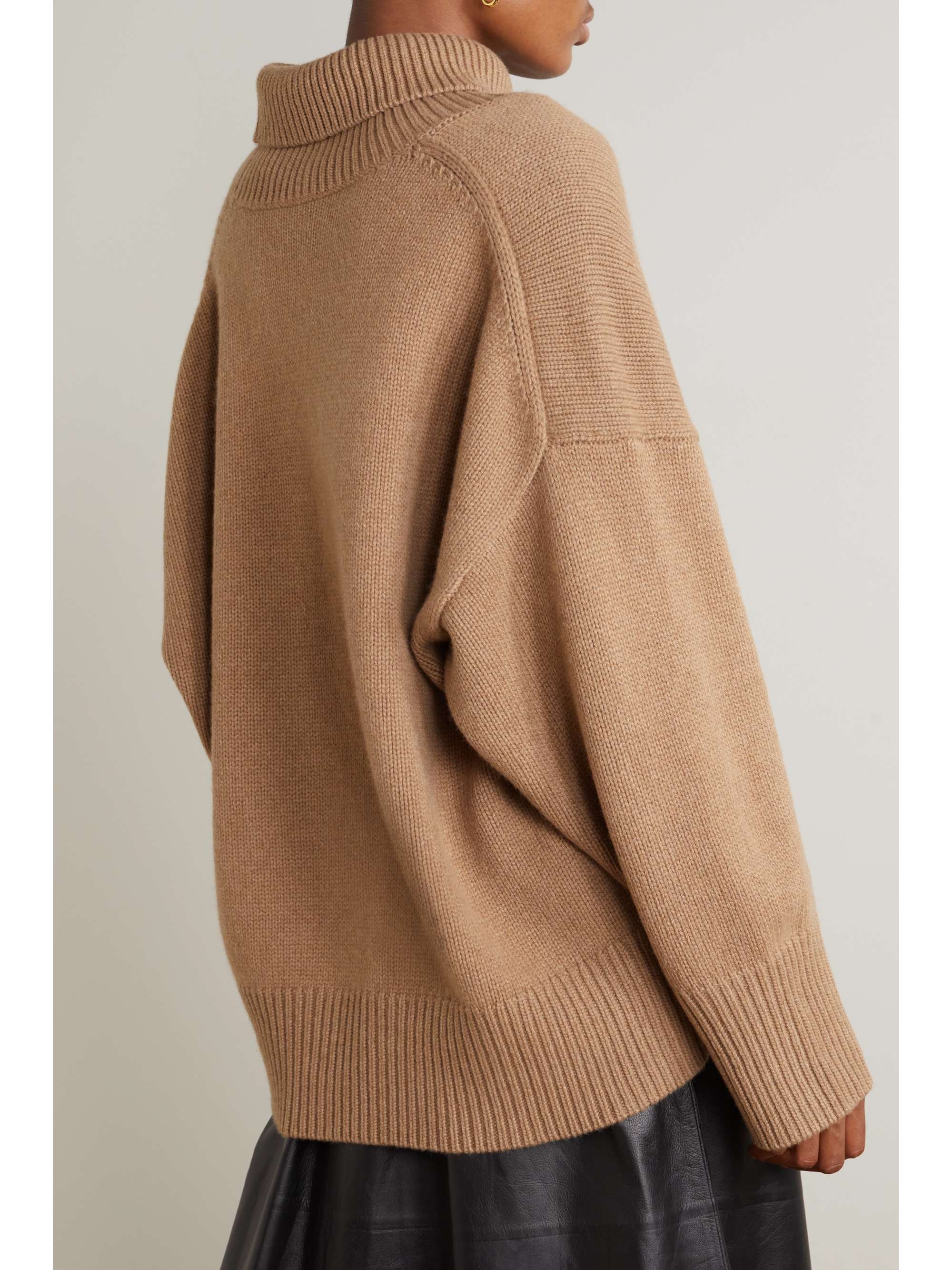 Cashmere turtleneck sweater