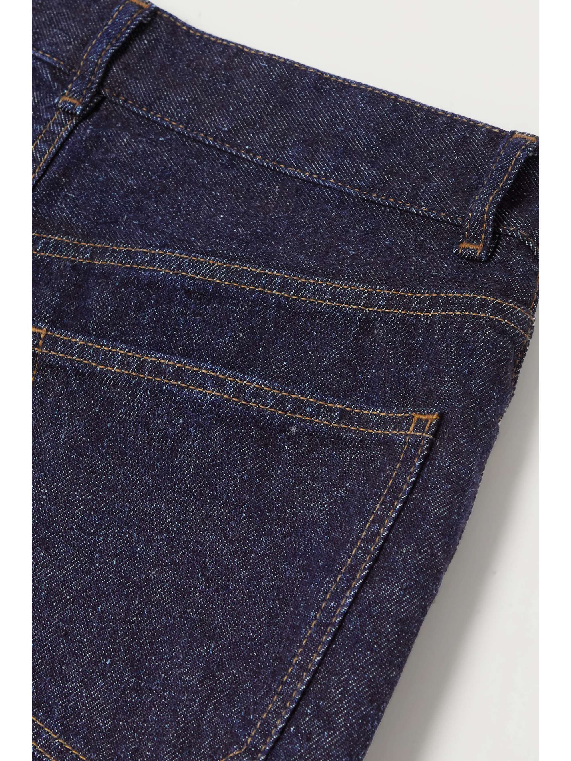 CHLOÉ + NET SUSTAIN recycled high-rise flared jeans