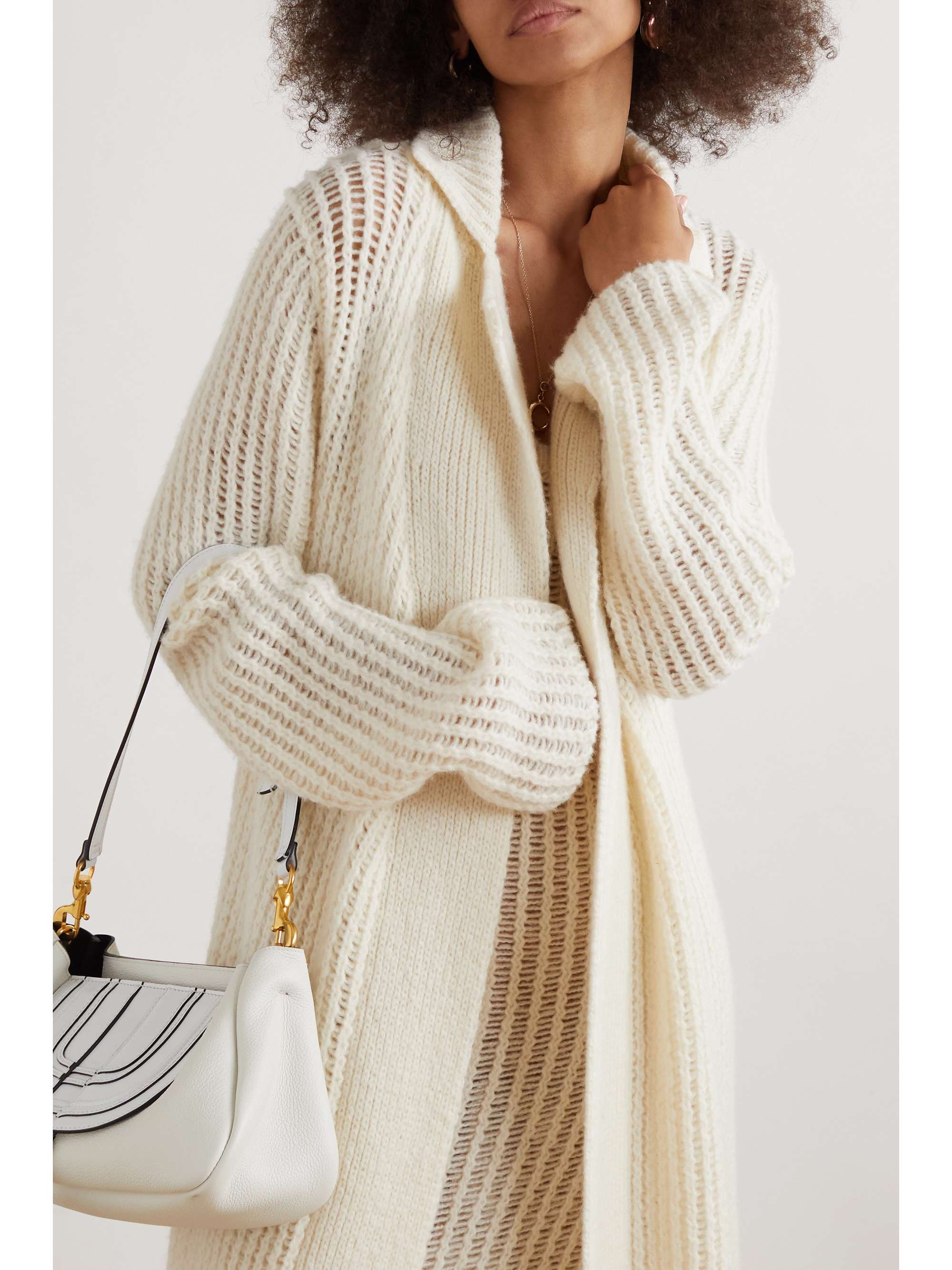 CHLOÉ Wool, silk and cashmere-blend cardigan