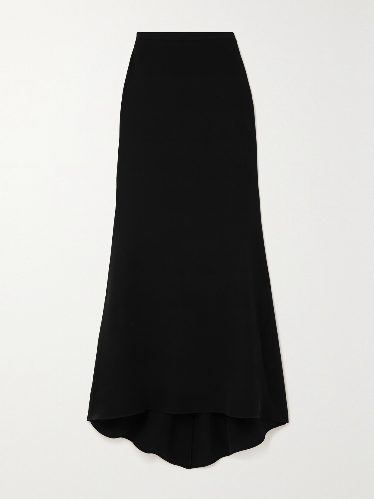 Valentino - Silk-cady Maxi Skirt - Black