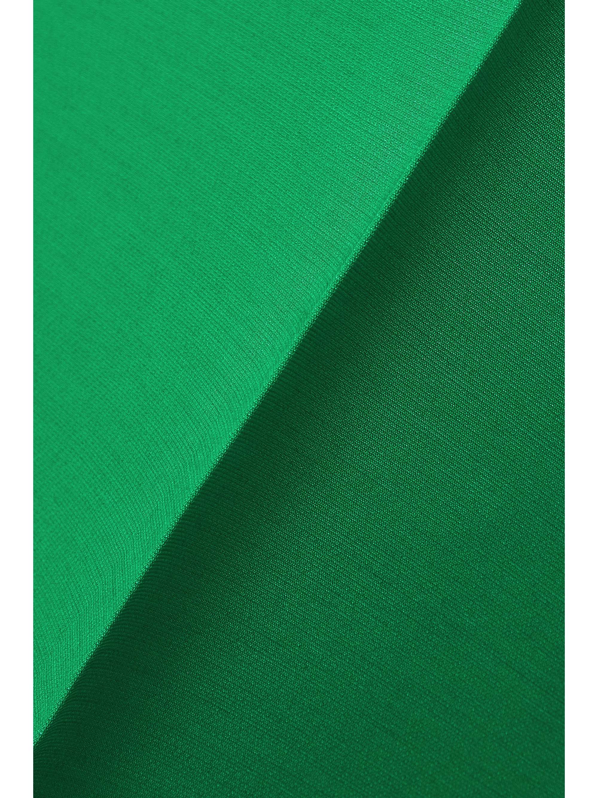 VALENTINO GARAVANI Pleated wool and silk-blend crepe wide-leg pants