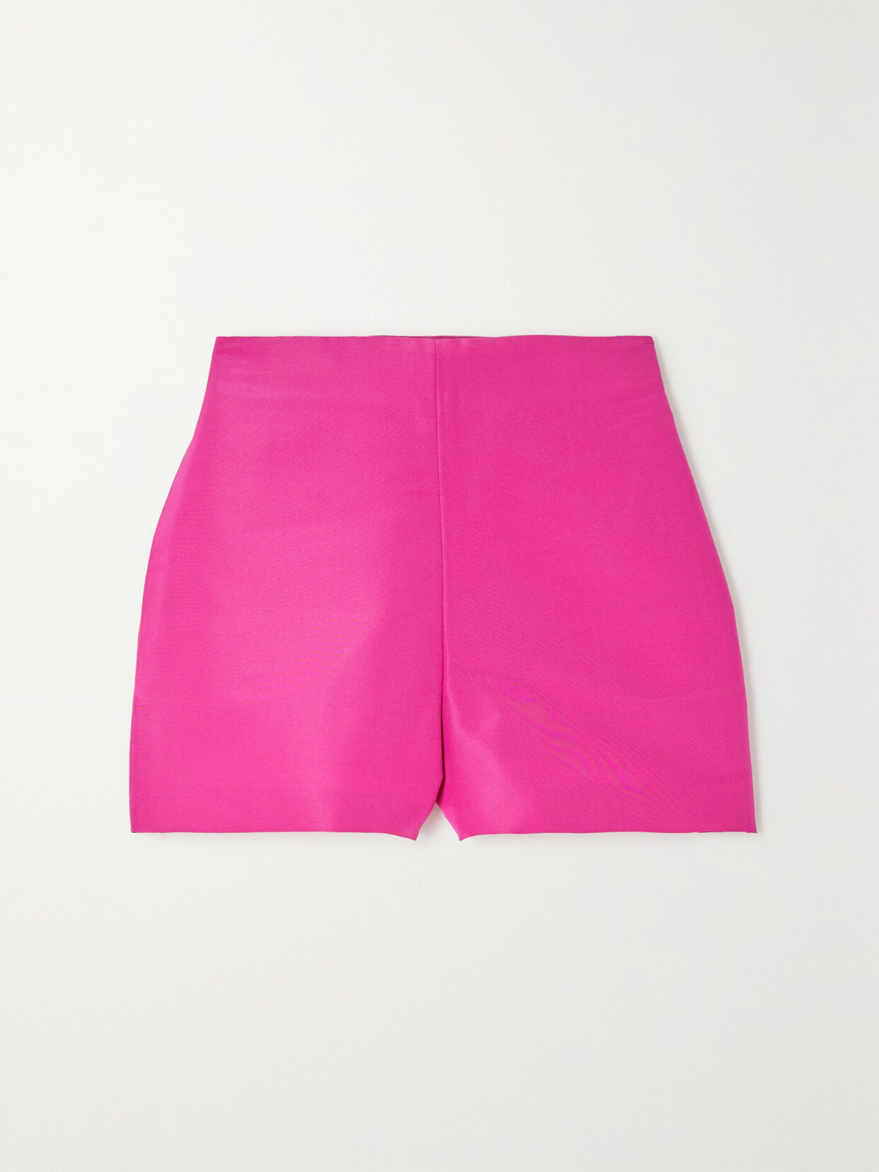 Valentino Silk-faille Shorts In Pink